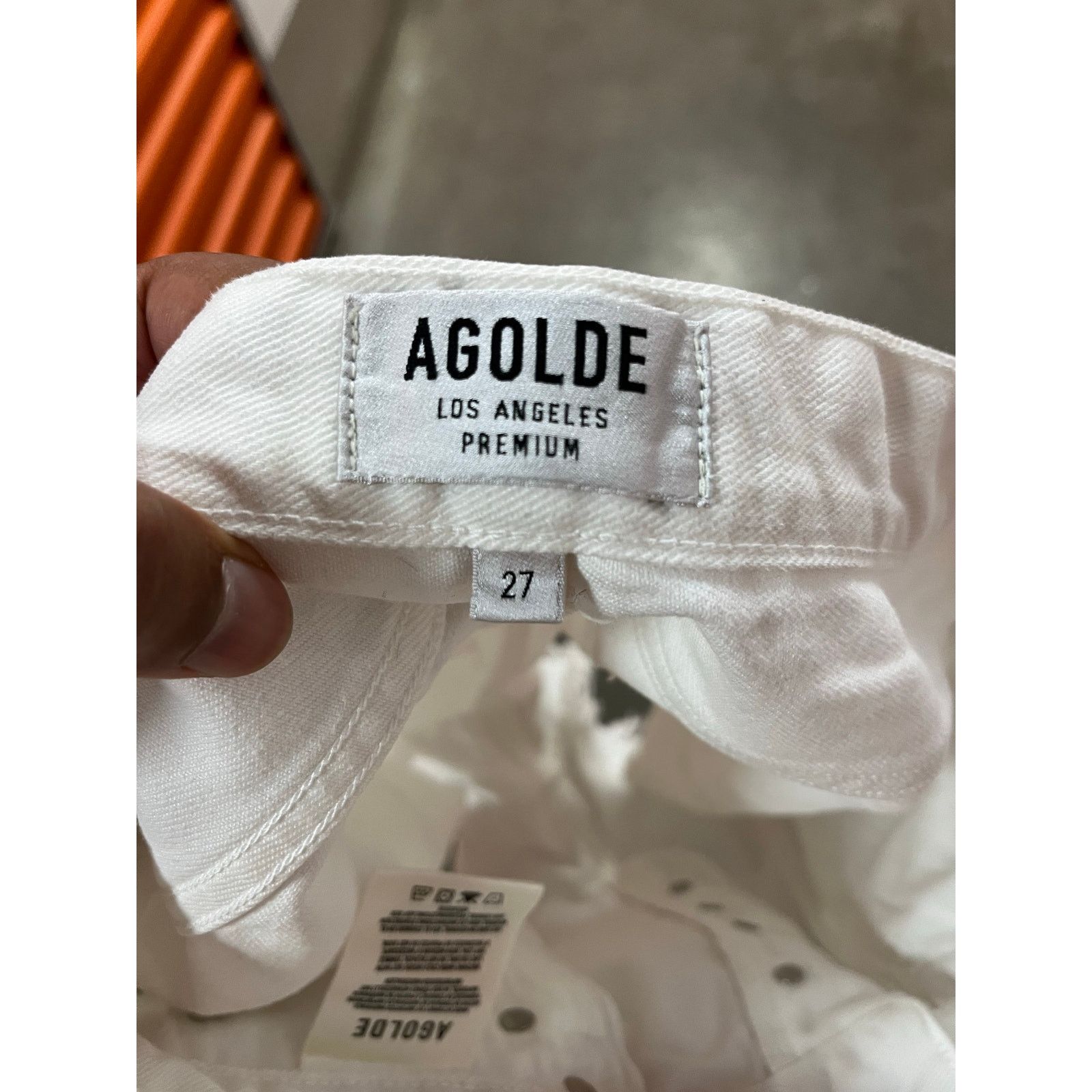 Agolde AGOLDE - Parker premium Short / size 27 / White Size 27" / US 4 / IT 40 - 11 Thumbnail