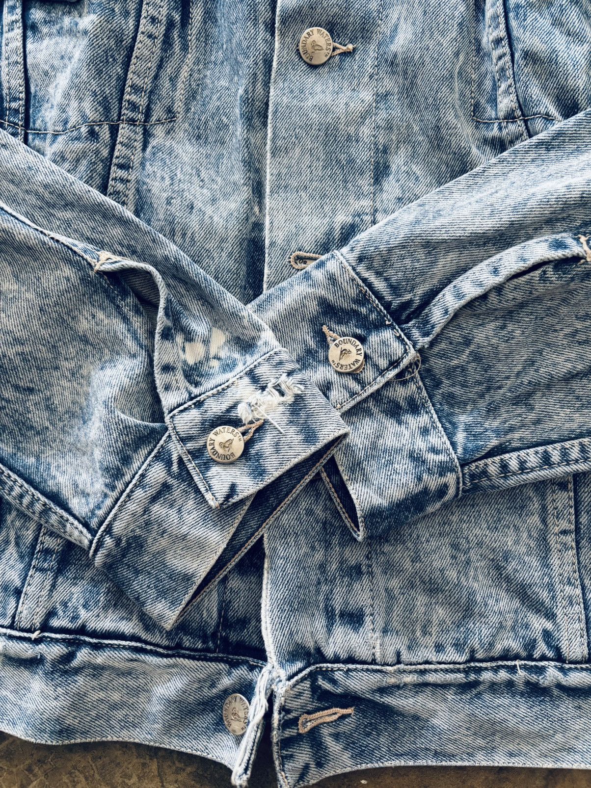 Japanese Brand BOUNDARY WATERS Denim jacket Size US XL / EU 56 / 4 - 7 Thumbnail