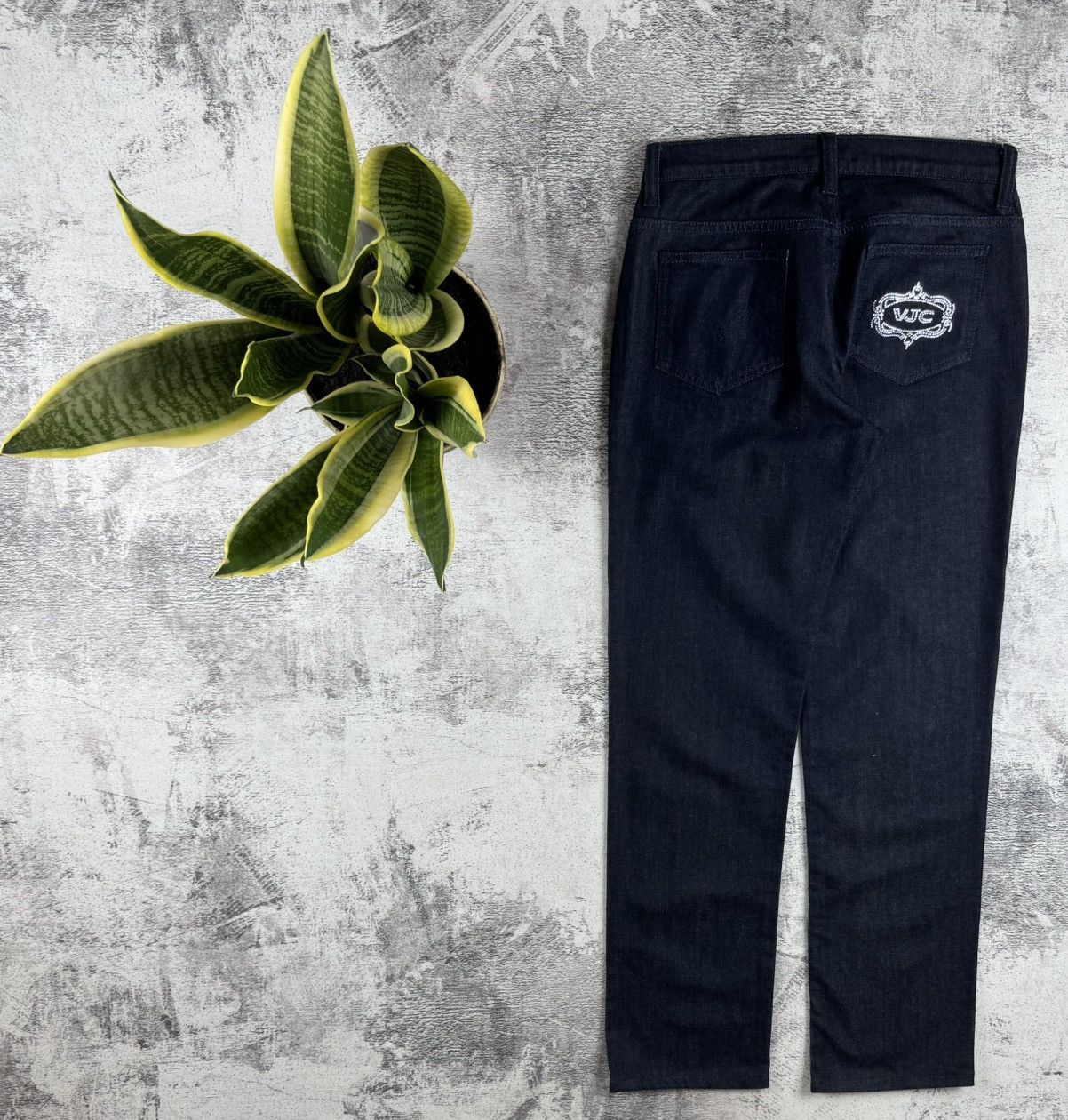 Versace Jeans Couture Versace Couture VJC Y2K Skinny Straight Denim Jeans Trousers Size 30" / US 8 / IT 44 - 1 Thumbnail