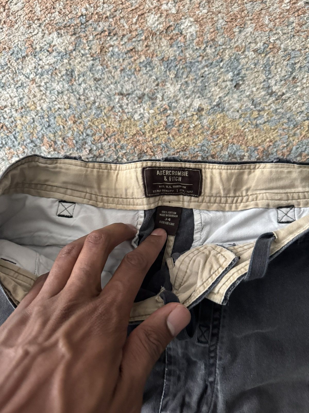 American Eagle Outfitters VTG American Eagle y2k Grey faded Cargo Shorts 34 Size US 34 / EU 50 - 5 Thumbnail