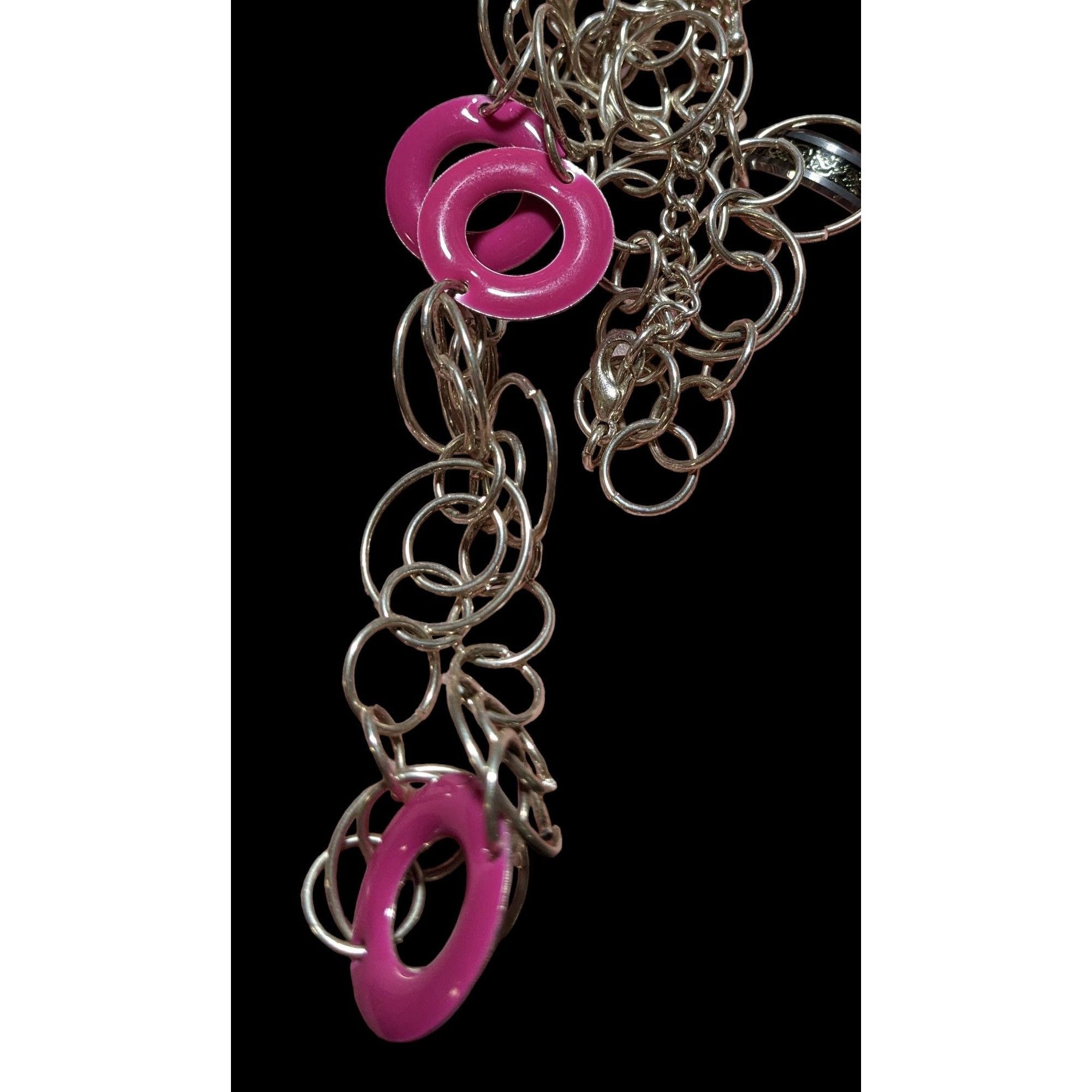 Other Silver And Pink Ring Neckalce Size ONE SIZE - 4 Thumbnail