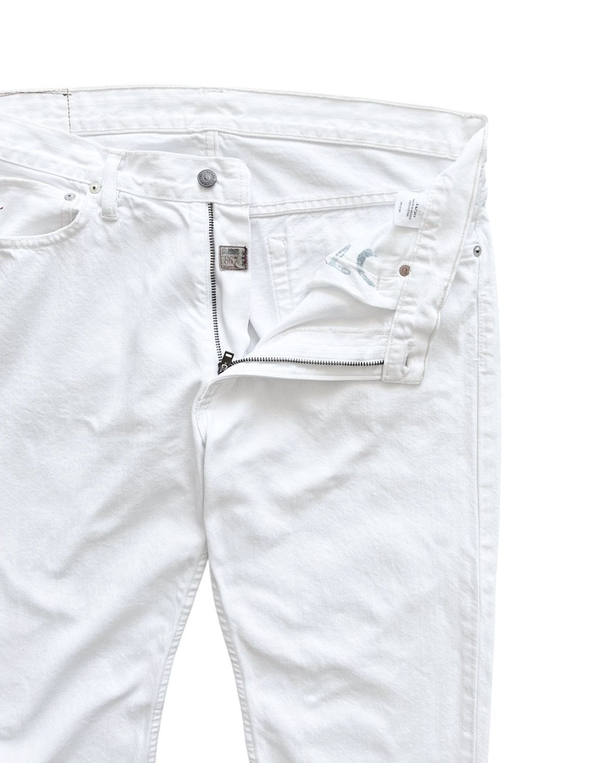 Polo Ralph Lauren POLO RALPH LAUREN WHITE DENIM Size US 35 - 10 Thumbnail