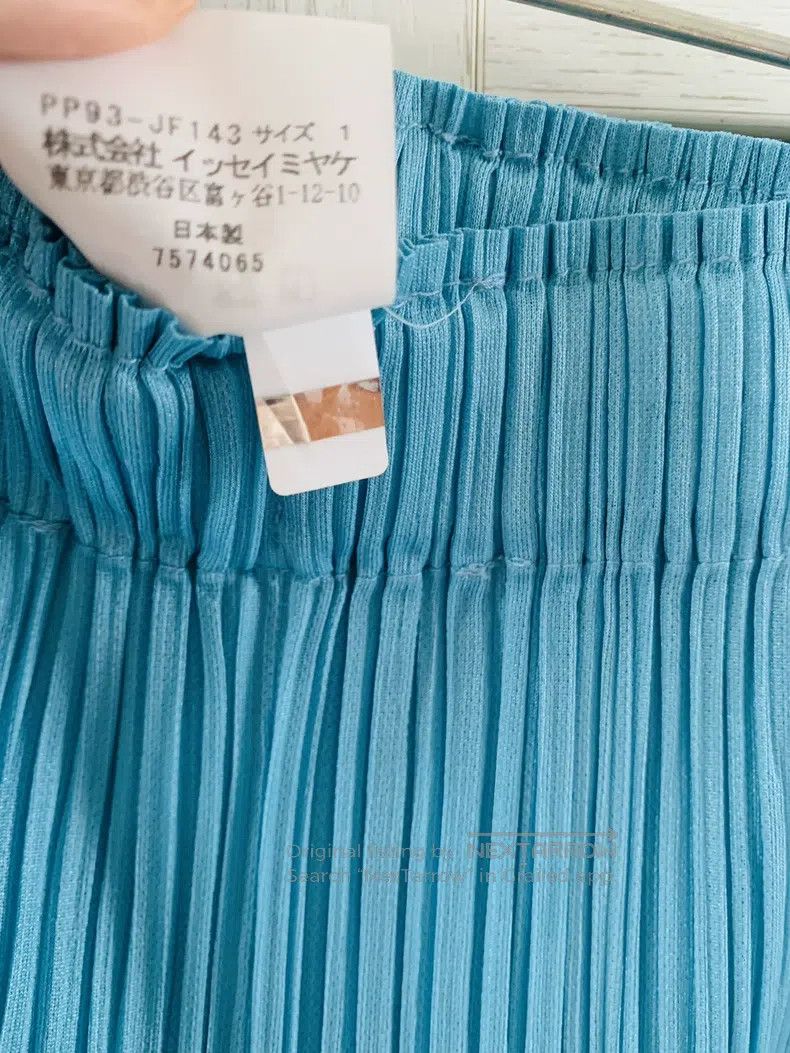 Issey Miyake Issey Miyake size:1 Blue Pants Size 31" - 3 Thumbnail