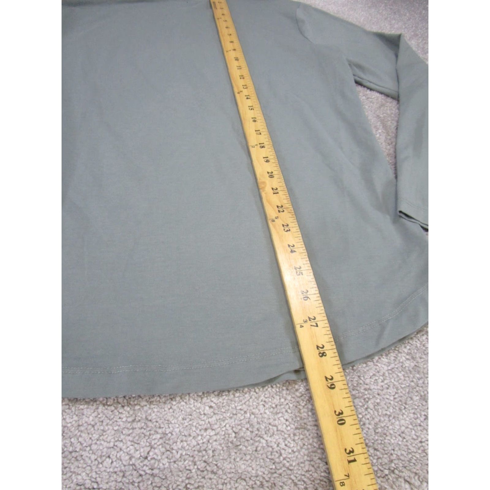 Cuts Cuts Mens Long Sleeve Henley Shirt - Gray - M - Jersey Polycotton - Vintage/Workwear Style? (assume Regular) Size US M / EU 48-50 / 2 - 6 Thumbnail