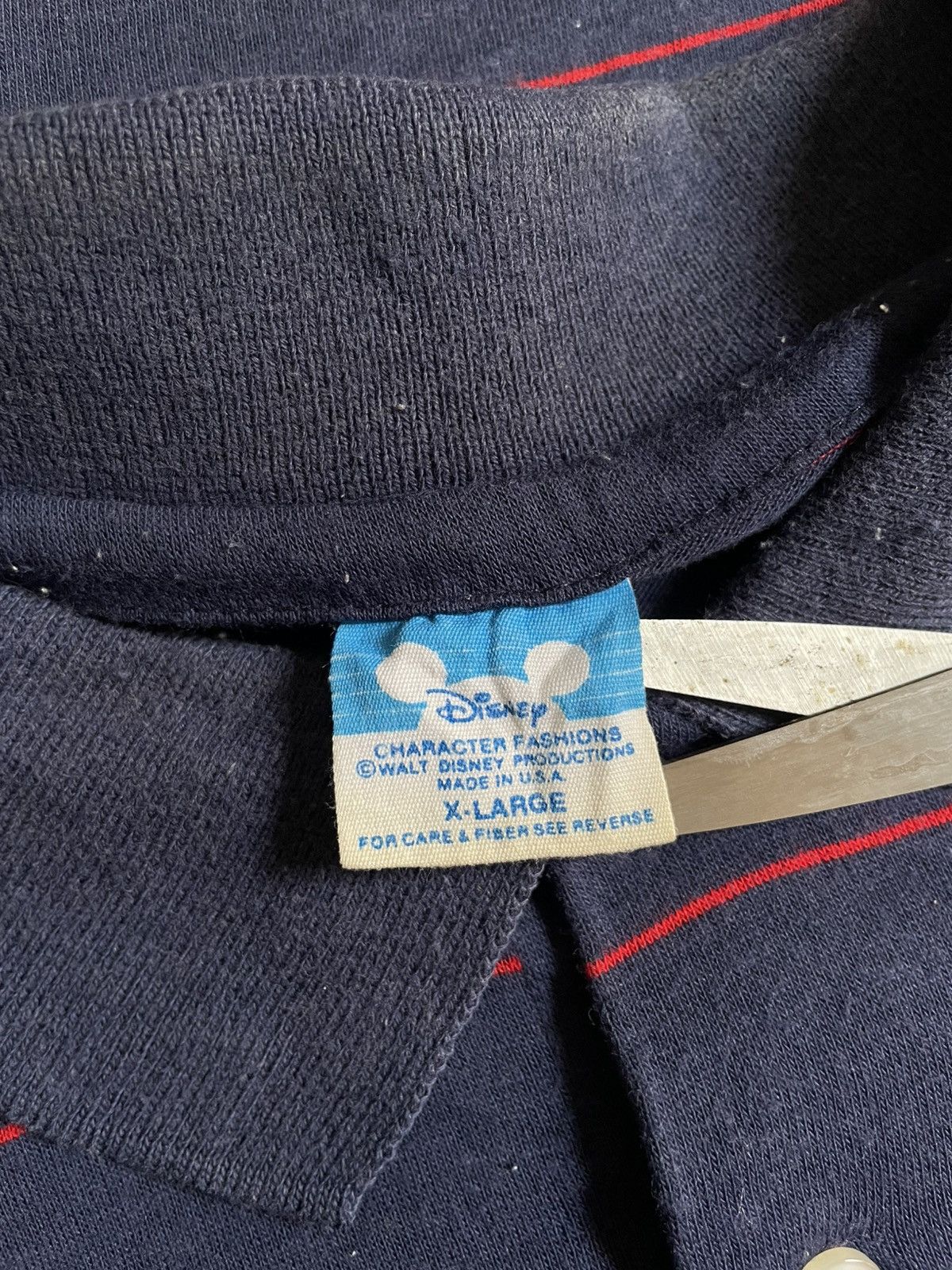 Vintage Vintage disney mickey polo shirt Size US XL / EU 56 / 4 - 4 Thumbnail
