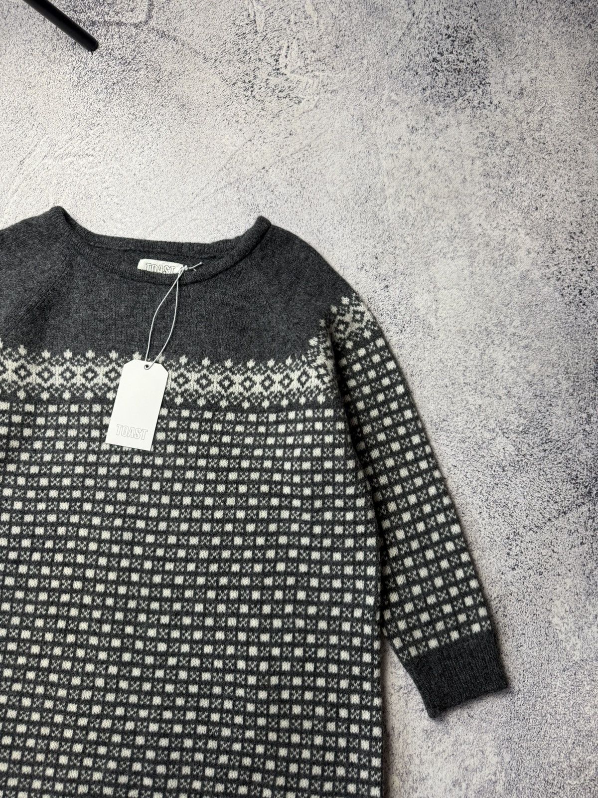 Designer Toast New Wool Dress Sweater Knitwear Women's Size 16 Size XXL / US 16-18 / IT 52-54 - 7 Thumbnail