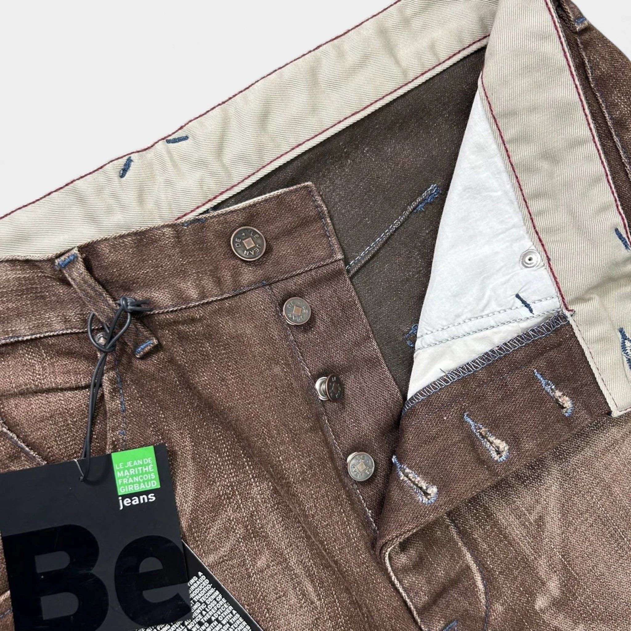 Marithe + Francois Girbaud Marithé + François Girbaud Brown Pants Size US 29 - 3 Thumbnail