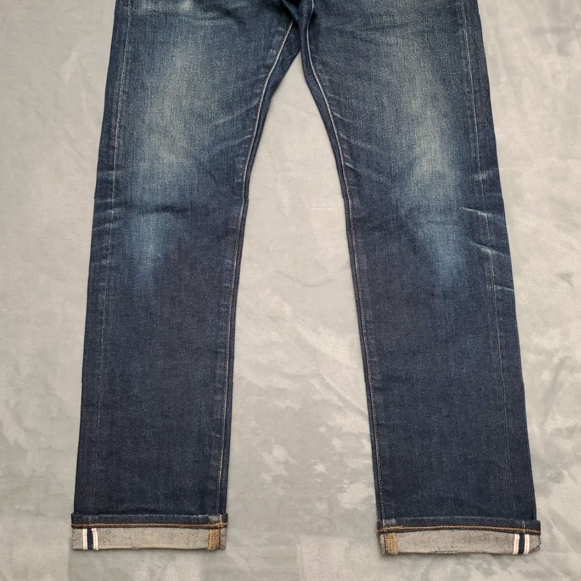 Uniqlo J Crew Selvedge Jeans Mens 30x32 770 Japanese Kaihara Denim Button Fly Slim Fit Jeans Size US 31 - 2 Thumbnail