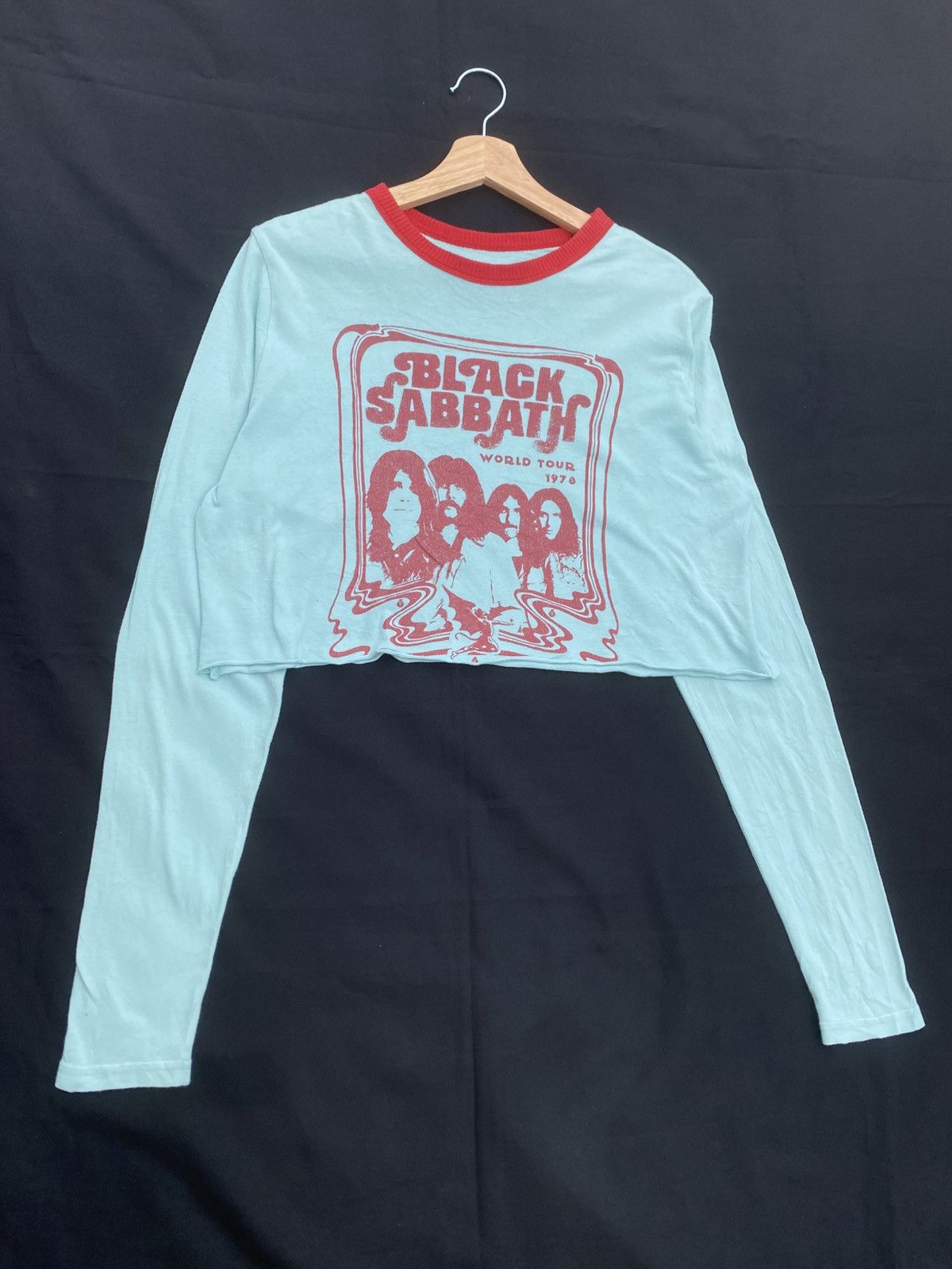 Band Tees Rare Black Sabbath Band Tee Crop Tops Size M / US 6-8 / IT 42-44 - 2 Thumbnail