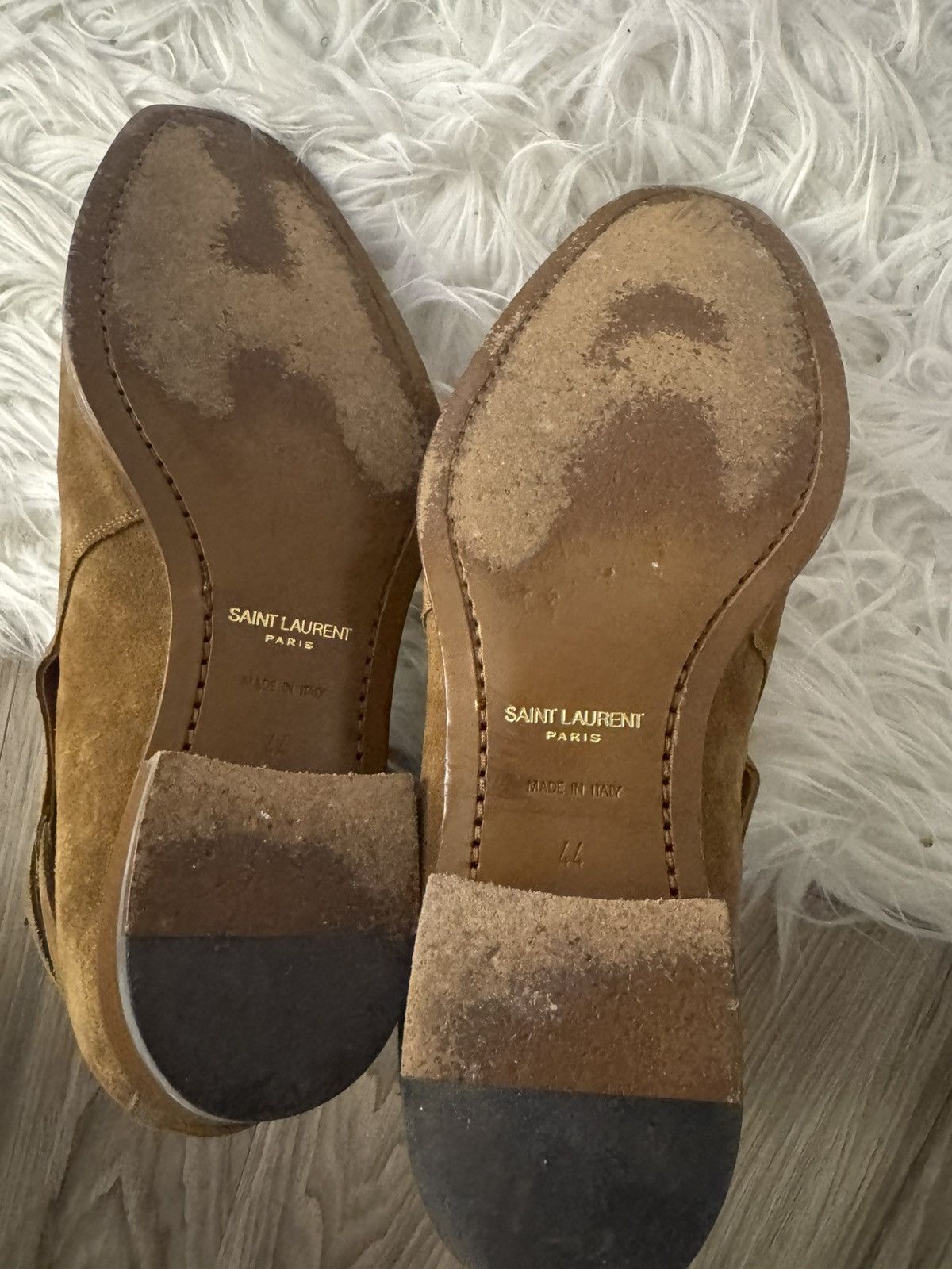 Saint Laurent Paris FW16 Saint Laurent Paris Wyatt Jodhpur Boot in Tan Suede Size US 11 / EU 44 - 10 Thumbnail