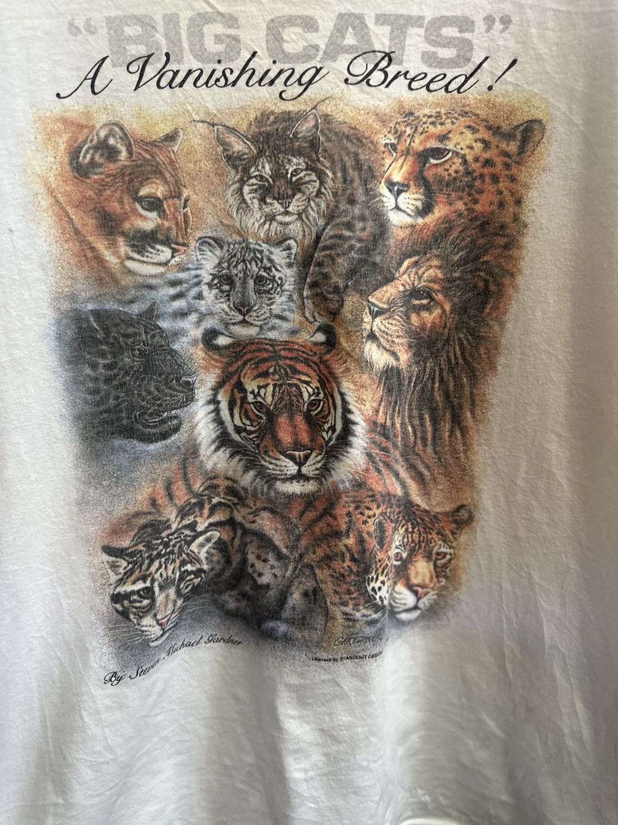 Vintage Vintage Big Cats tshirt Size US L / EU 52-54 / 3 - 2 Thumbnail