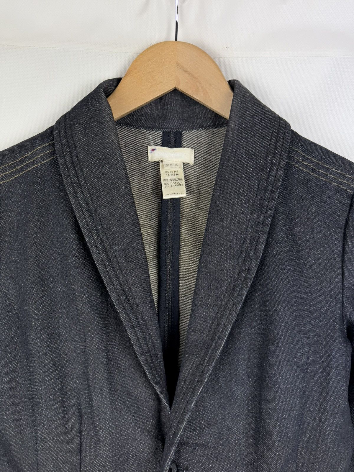 Diesel × Vintage Diesel Ladies Denim Blazer Jacket Size M Size M / US 6-8 / IT 42-44 - 8 Thumbnail