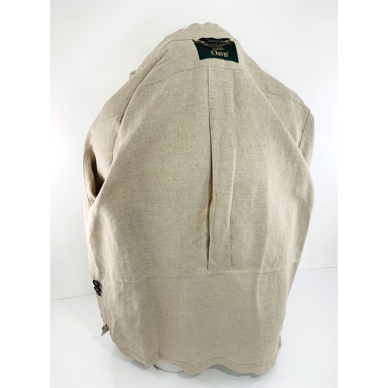 Orvis ORVIS LINEN BLEND SAFARI JACKET Mens M Beige Belted Hunting Shirt Sturdy MINT / NO BELT Size US M / EU 48-50 / 2 - 6 Thumbnail
