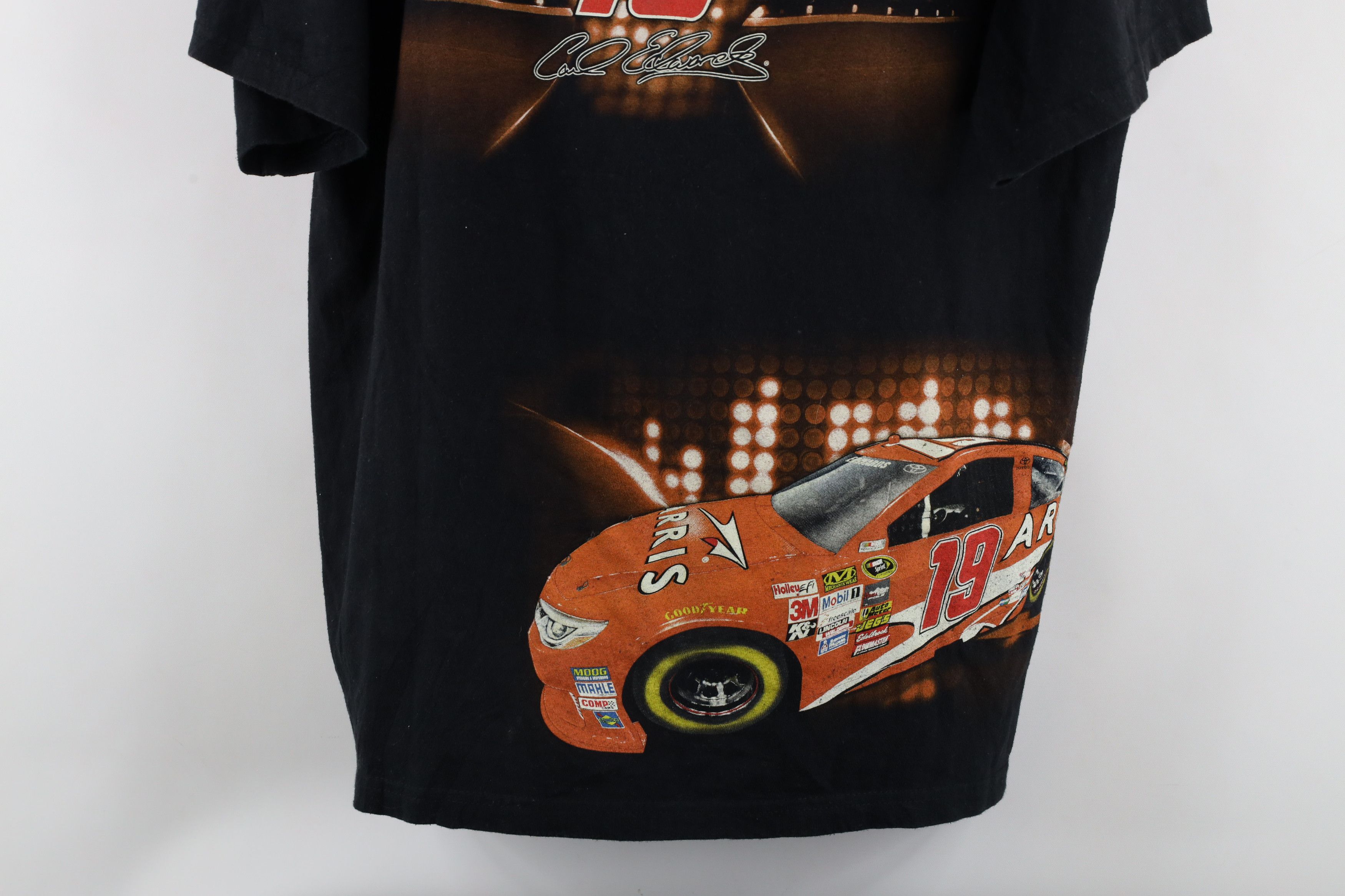 Vintage Y2K NASCAR Out All Over Print Carl Edwards Racing T-Shirt Size US L / EU 52-54 / 3 - 3 Thumbnail