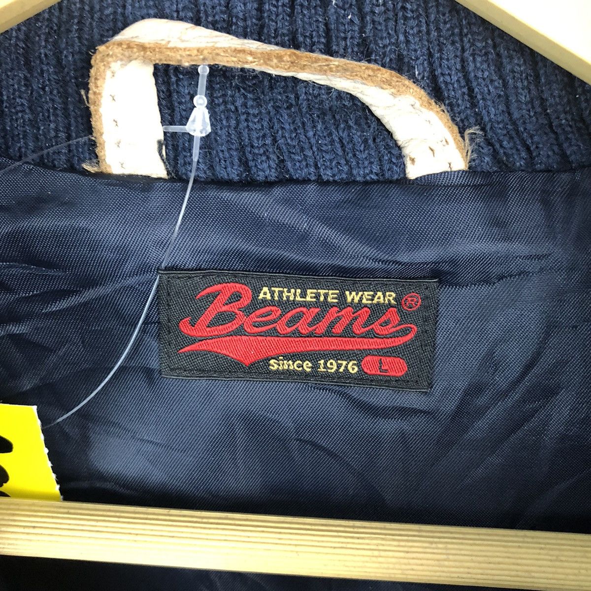 Beams Plus × Vintage Beams Brown Bombers varsity Jacket #A828 Size US M / EU 48-50 / 2 - 9 Thumbnail