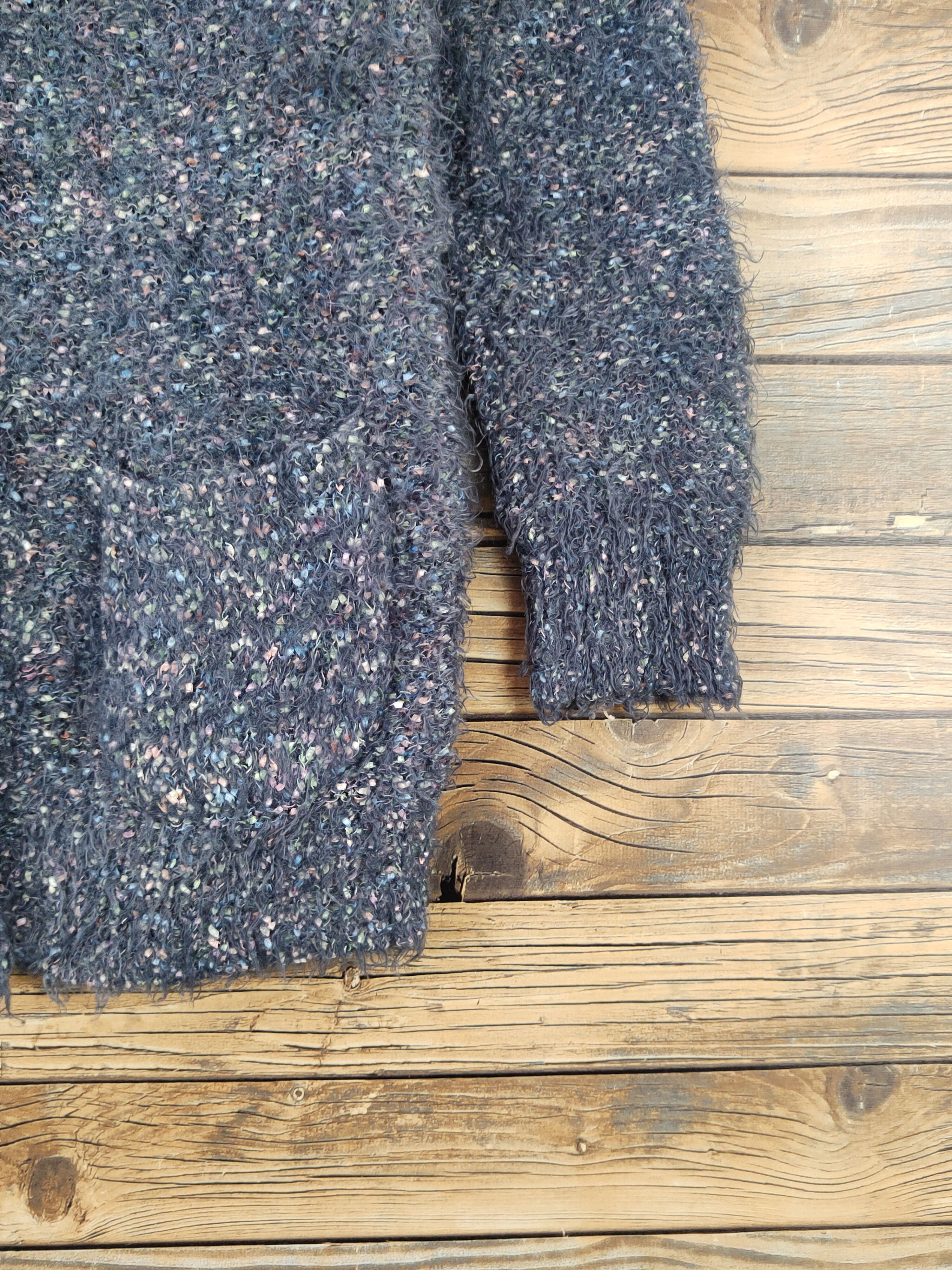 Japanese Brand × Vintage 31 Sons de Mode Gray Shag Shaggy Fur Mohair Knitwear #W972 Size M / US 6-8 / IT 42-44 - 6 Thumbnail
