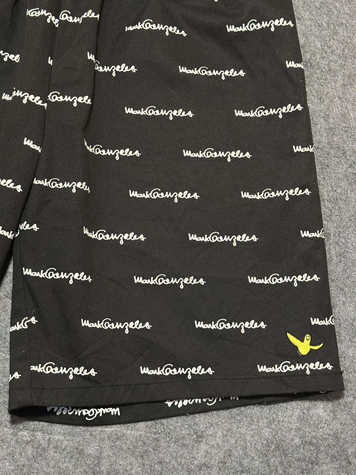 Shorty's Skateboards black Mark Gonzales print skate shorts. Size US 31 - 3 Thumbnail