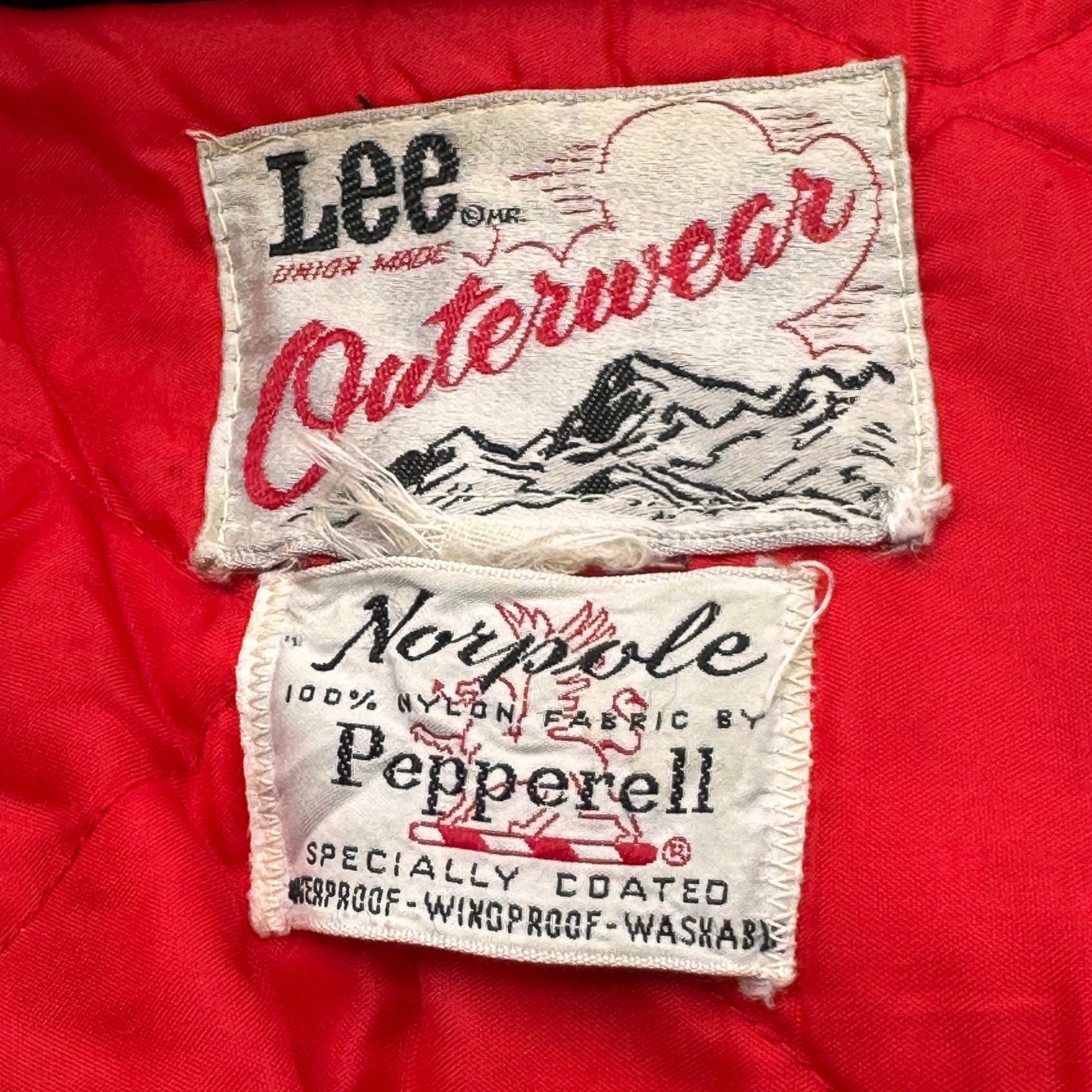 Lee VTG 60s Lee Union Made Norpole Pepperell Jacket Mens XL Size US XL / EU 56 / 4 - 2 Thumbnail