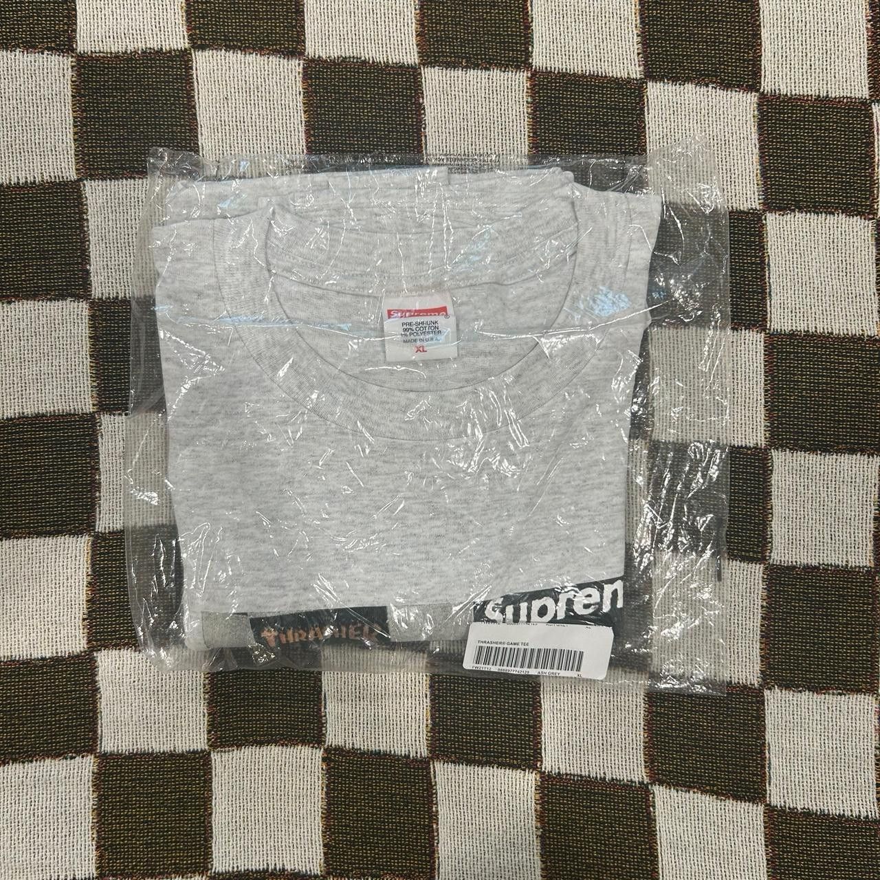 Supreme × Thrasher Supreme Thrasher Game Tee BRAND NEW SEALED Ash Grey FW21 Size US XL / EU 56 / 4 - 3 Thumbnail