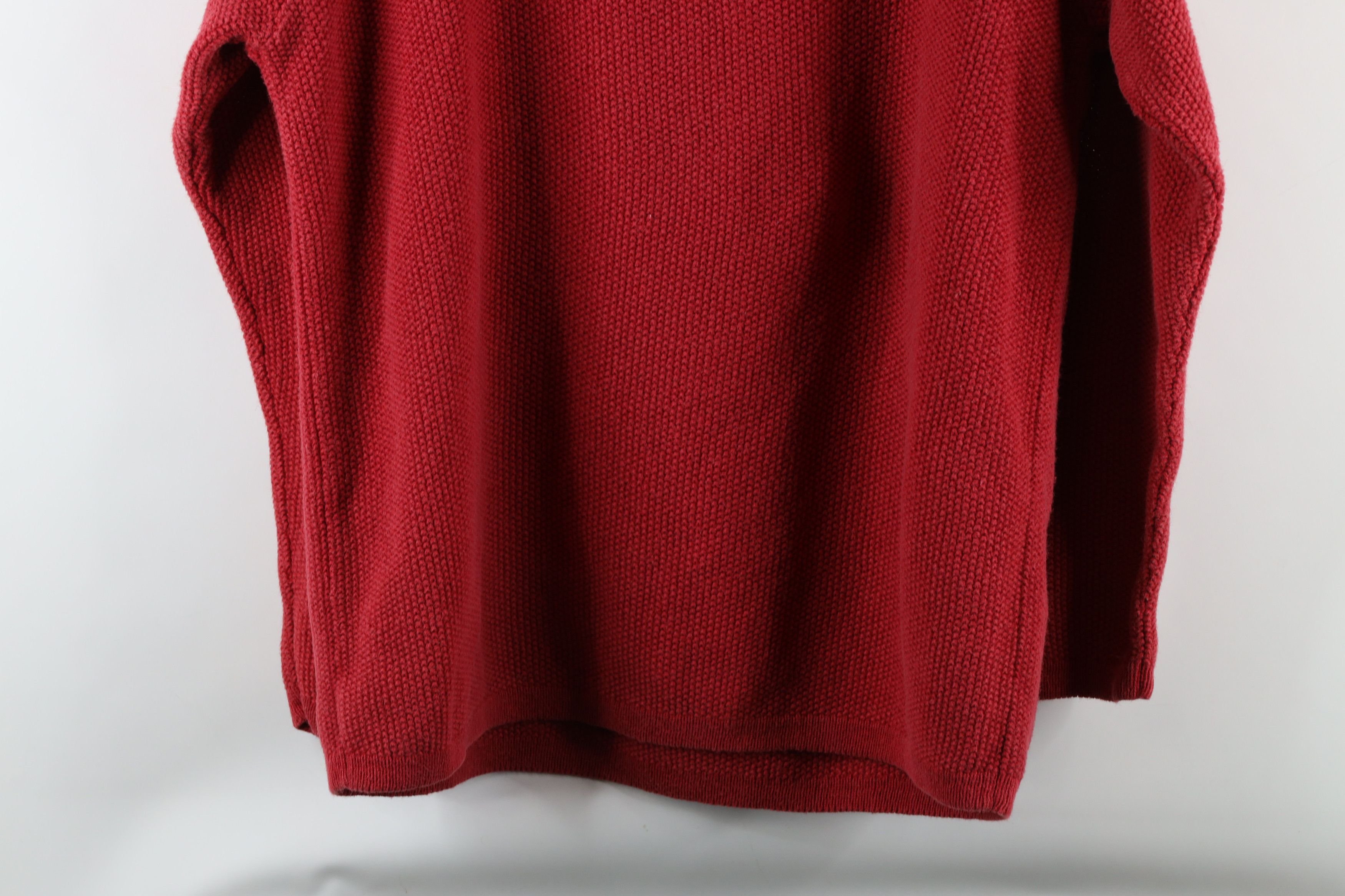 Vintage Vintage 90s Streetwear Heavyweight Knit Henley Sweater Size US L / EU 52-54 / 3 - 7 Thumbnail