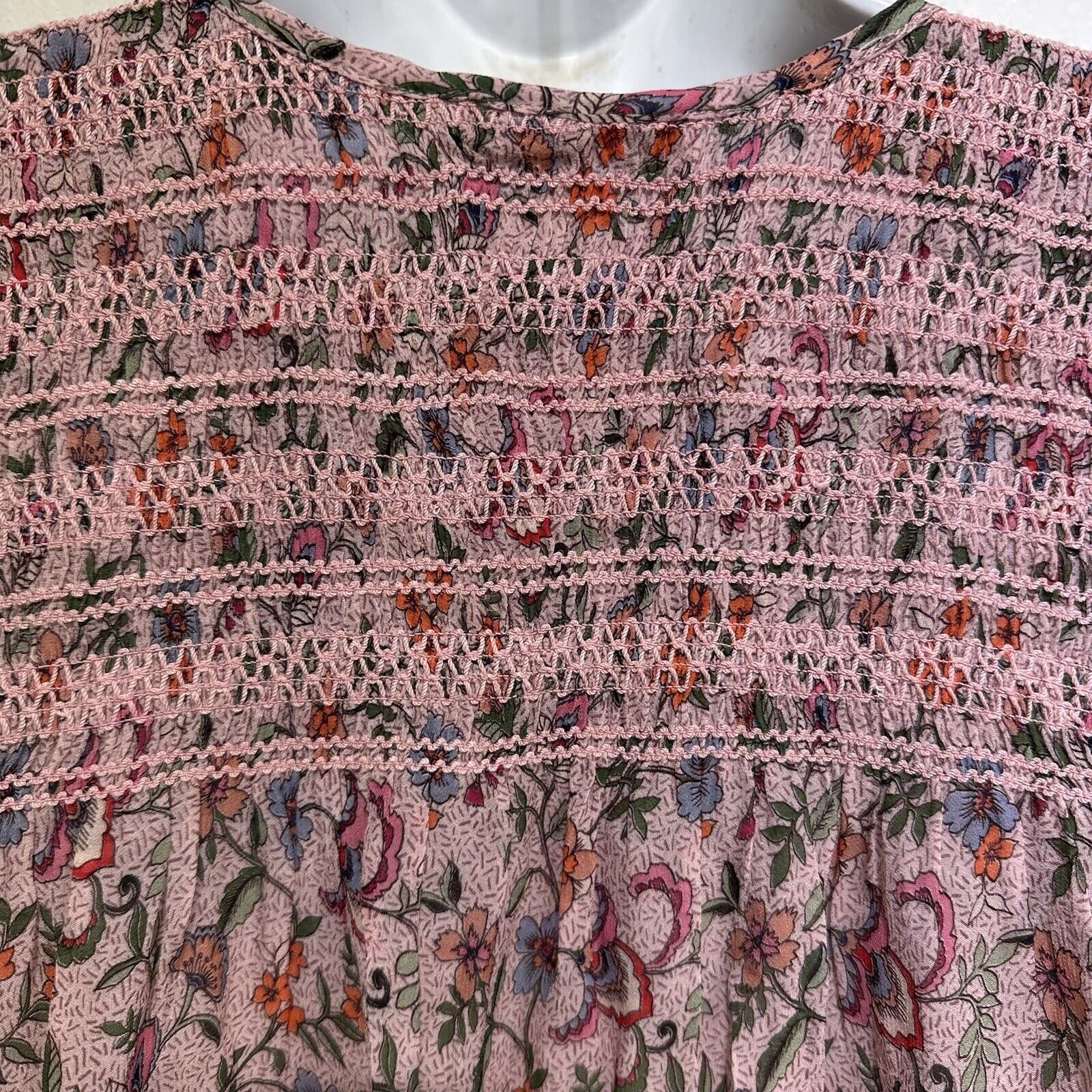 Johnny Was JADE by JOHNNY WAS Maha Rayon Floral Embroidered Dress XS Size XS / US 0-2 / IT 36-38 - 8 Thumbnail