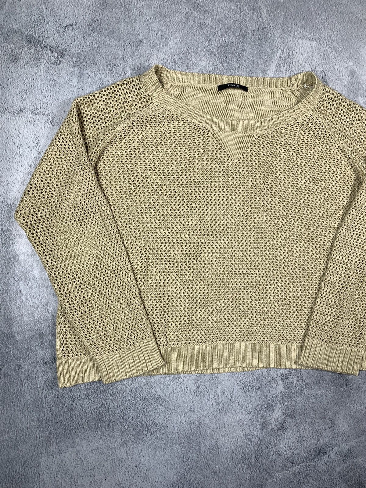 Japanese Brand × Vintage Vintage Y2K Japanese mesh oversized sweater streetwear Size XL / US 12-14 / IT 48-50 - 2 Thumbnail