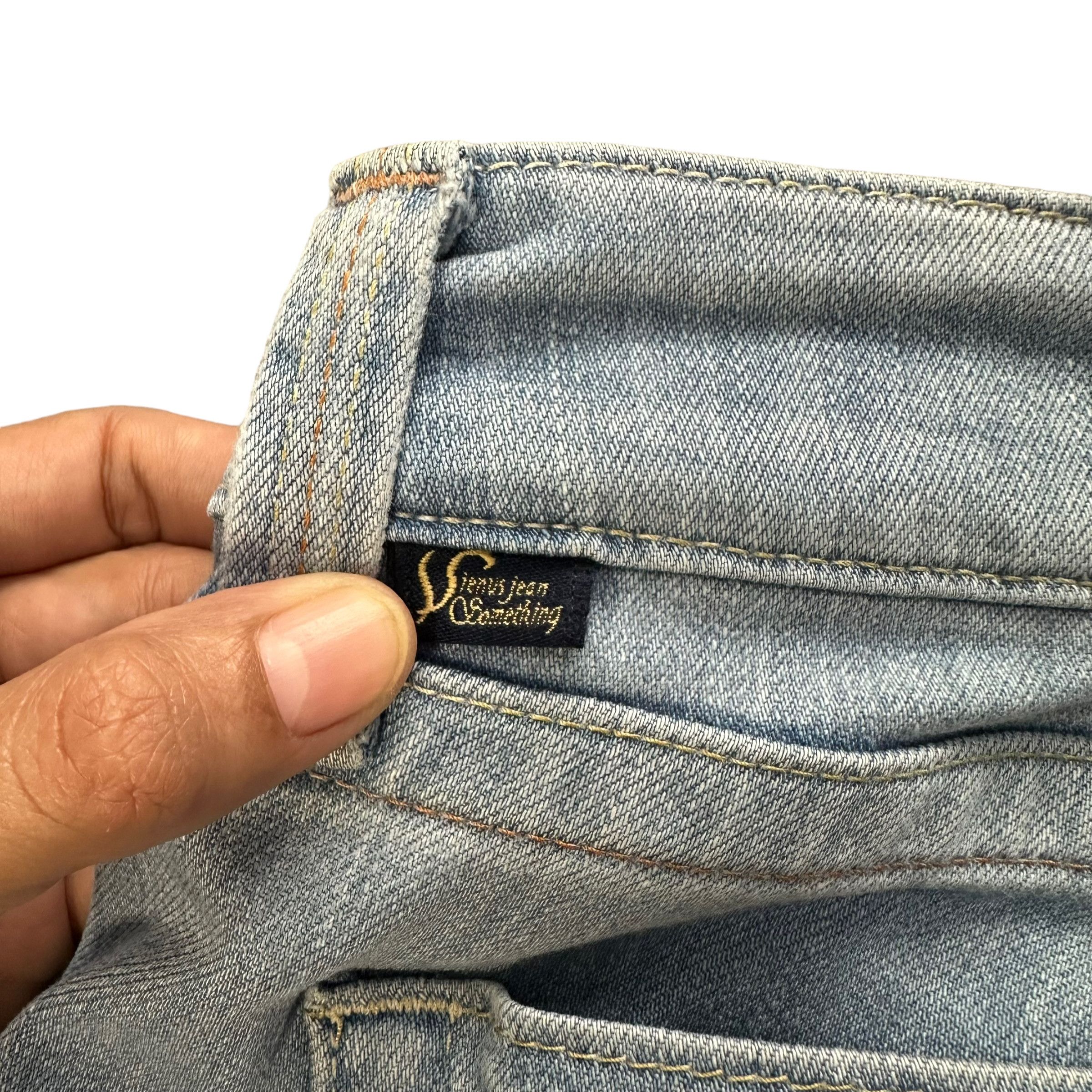 Edwin EDWIN VIENUS JEAN WASHED FLARE JEANS WIDE LEG #8891-035 Size 29" - 14 Thumbnail