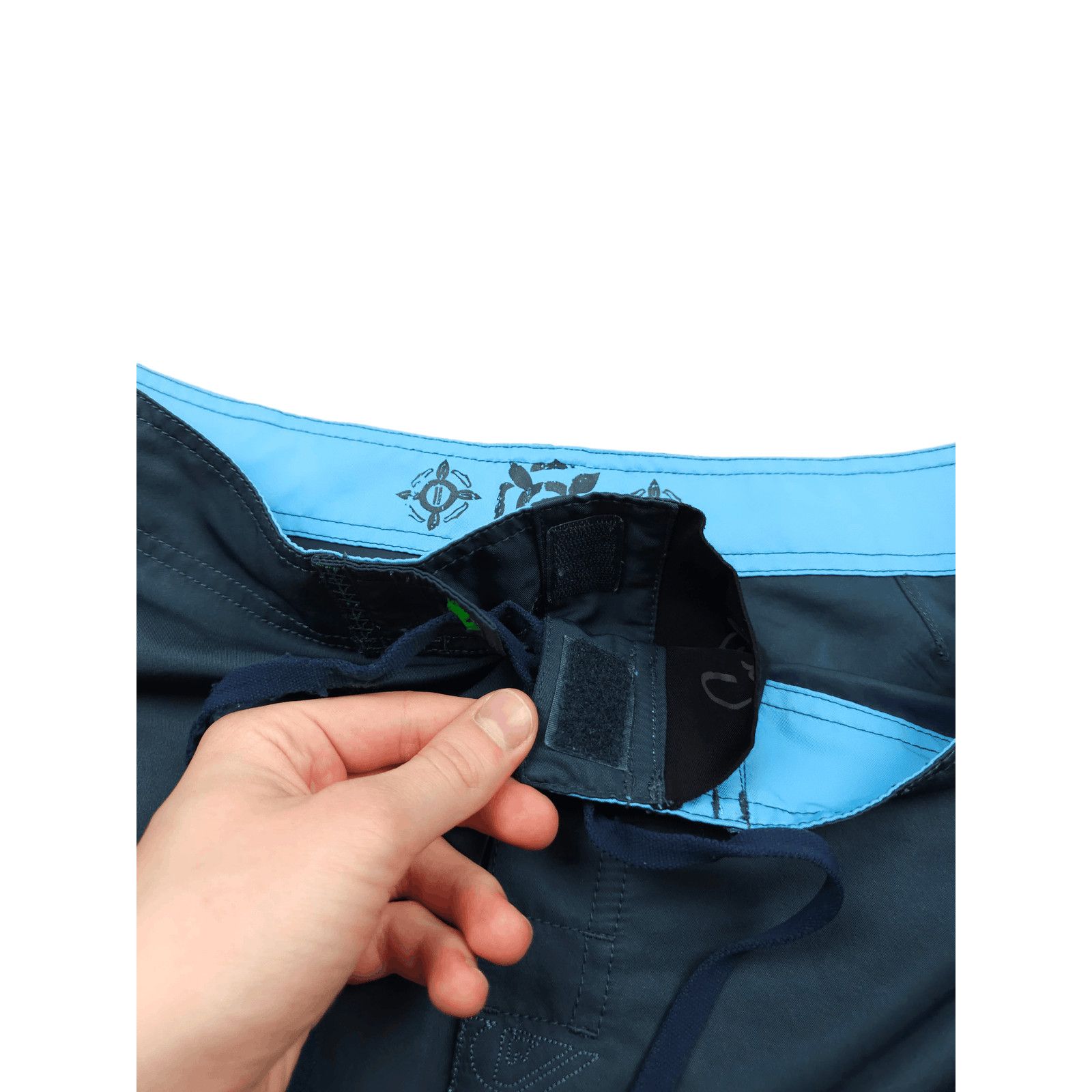 Quiksilver 💎 Vintage Quiksilver Logo Graphic Blue Y2K Shorts Japanese Size US 36 / EU 52 - 10 Thumbnail
