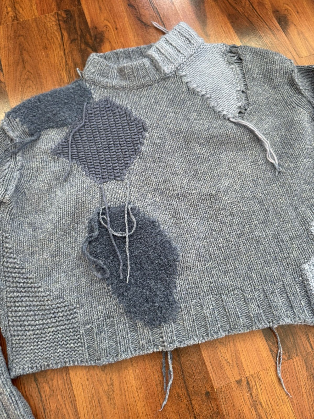 Acne Studios RARE GRAIL acne studios patchwork Ovira Asymetrical Knit XS Size US XS / EU 42 / 0 - 5 Thumbnail