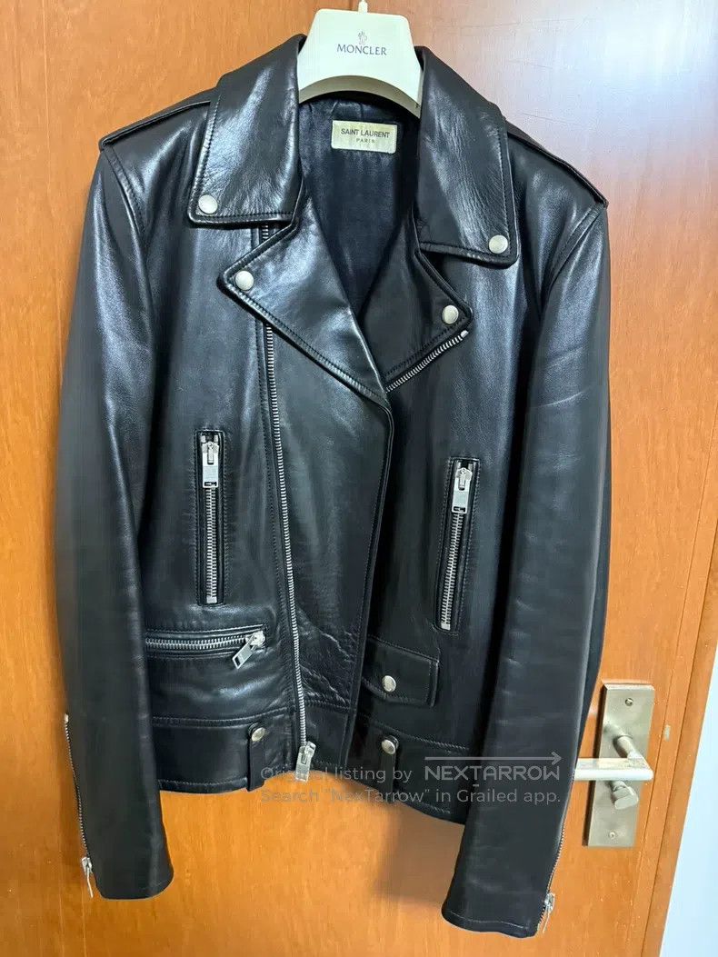 Saint Laurent Paris Saint Laurent Paris Black L01 Leather Jacket Size US M / EU 48-50 / 2 - 1 Thumbnail