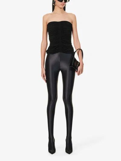 Saint Laurent Paris o1y0126 Blouse in Black Size M / US 6-8 / IT 42-44 - 4 Thumbnail