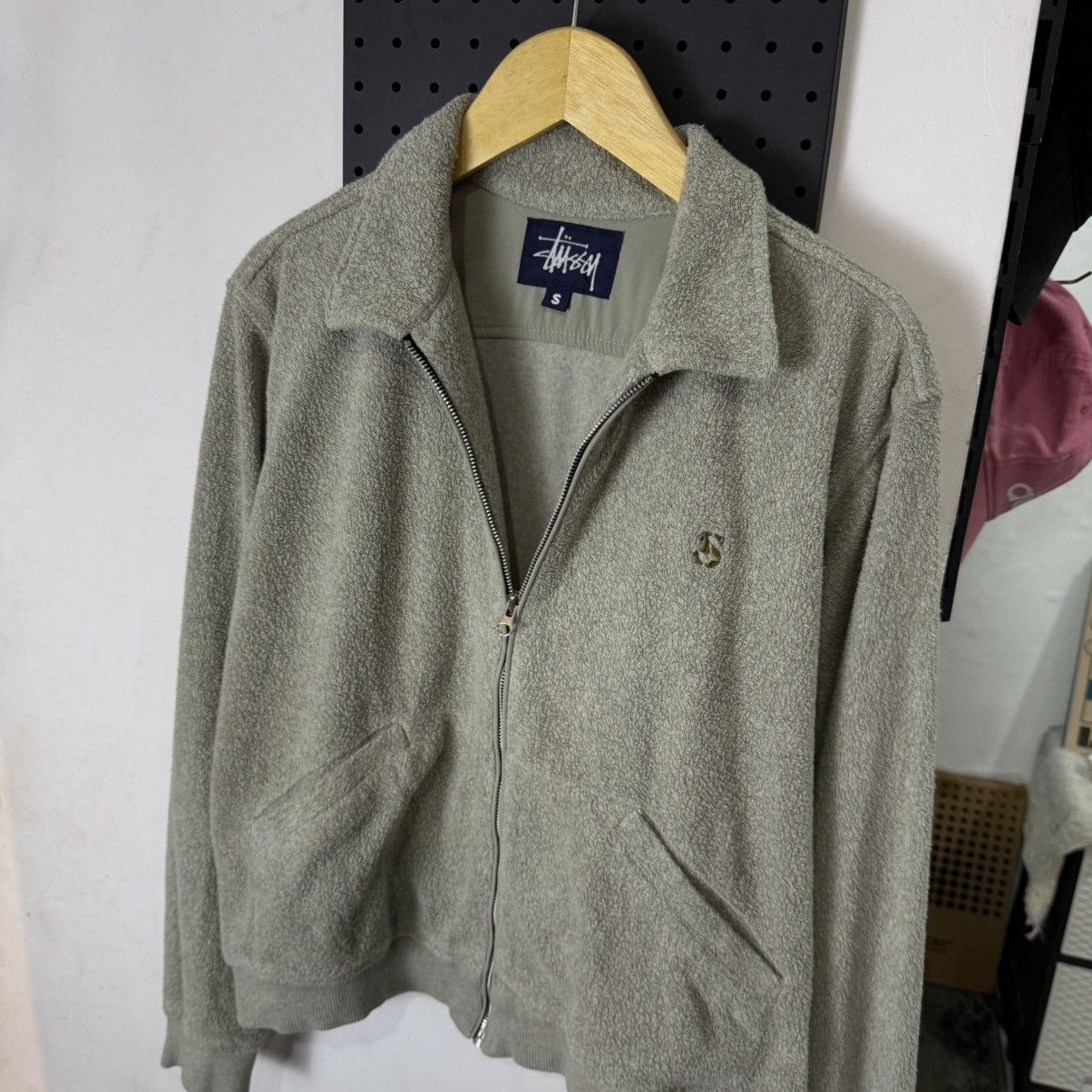 Stussy Vintage STUSSY JAPAN fleece wool jacket zip camo logo Size US S / EU 44-46 / 1 - 2 Thumbnail