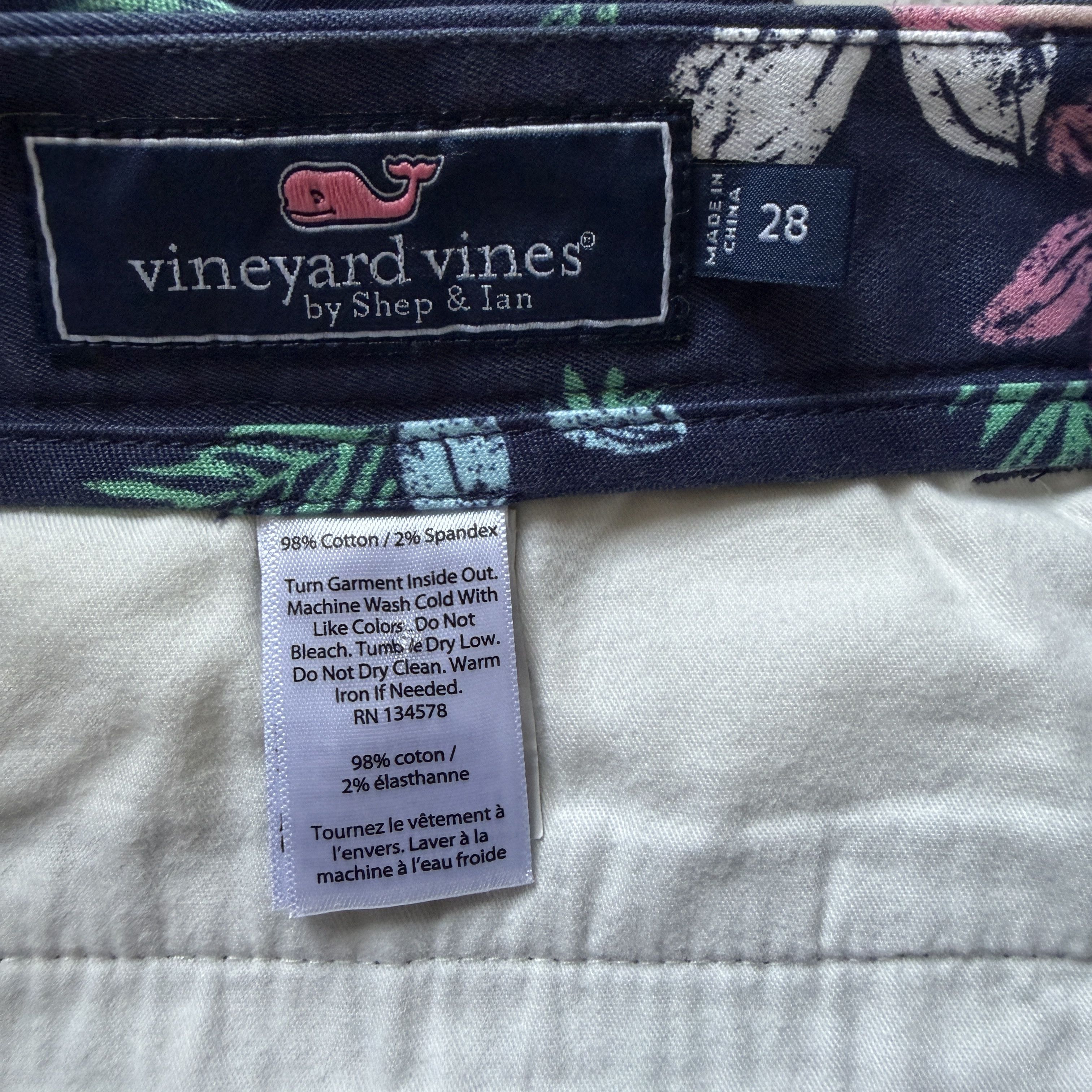 Vineyard Vines Two Vineyard Vines 9" Breaker Shorts Chino Cotton Preppy Size US 28 / EU 44 - 4 Thumbnail