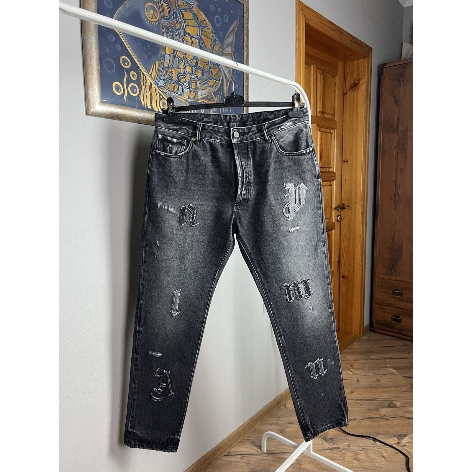 Palm Angels Palm Angels Auth Logo Patch Classic Denim Jeans Pants Size 3 Size US 34 / EU 50 - 2 Thumbnail