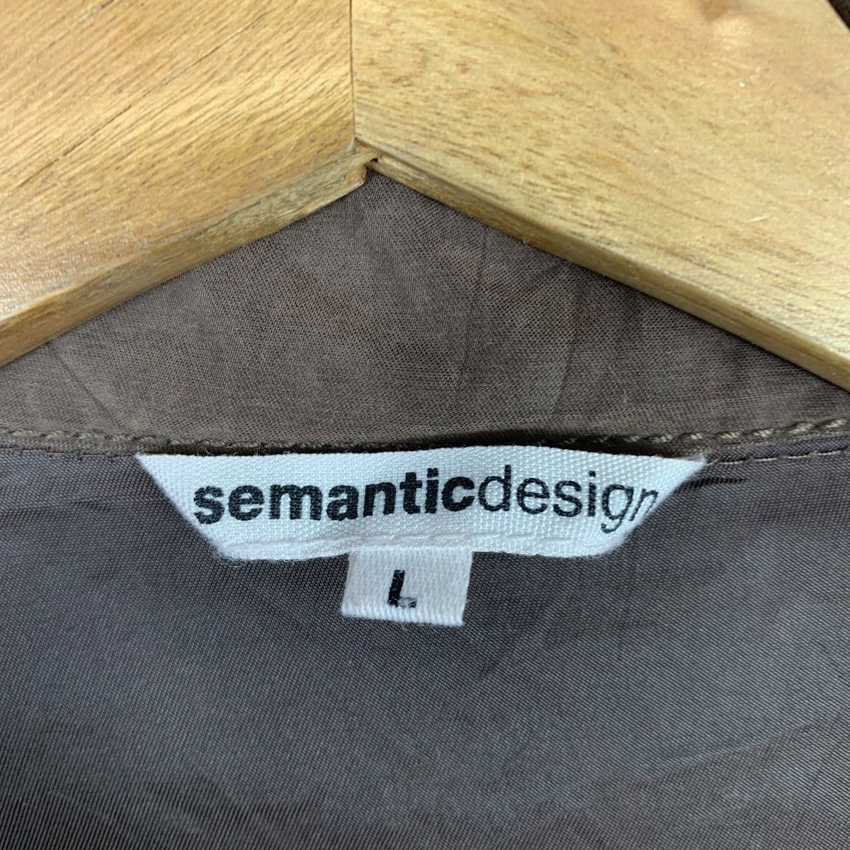 semanticdesign SEMANTIC DESIGN Japanese Brand Casualwear Long Coat Jacket Size US L / EU 52-54 / 3 - 7 Thumbnail