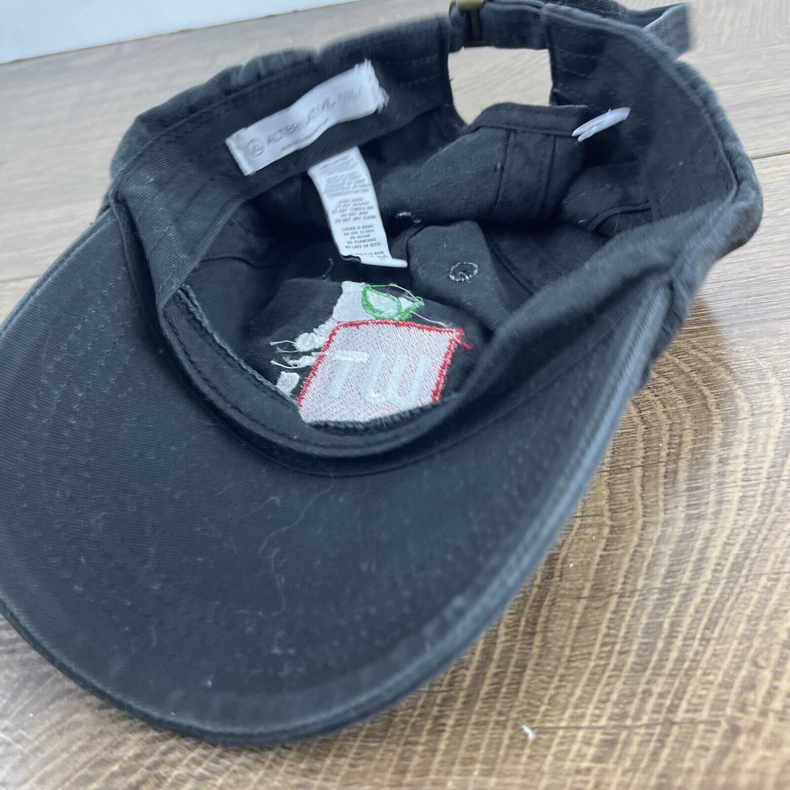 Other WT Cafe Hat Black Hat Adjustable Adult Fit Hat Black Cap Size ONE SIZE - 12 Thumbnail