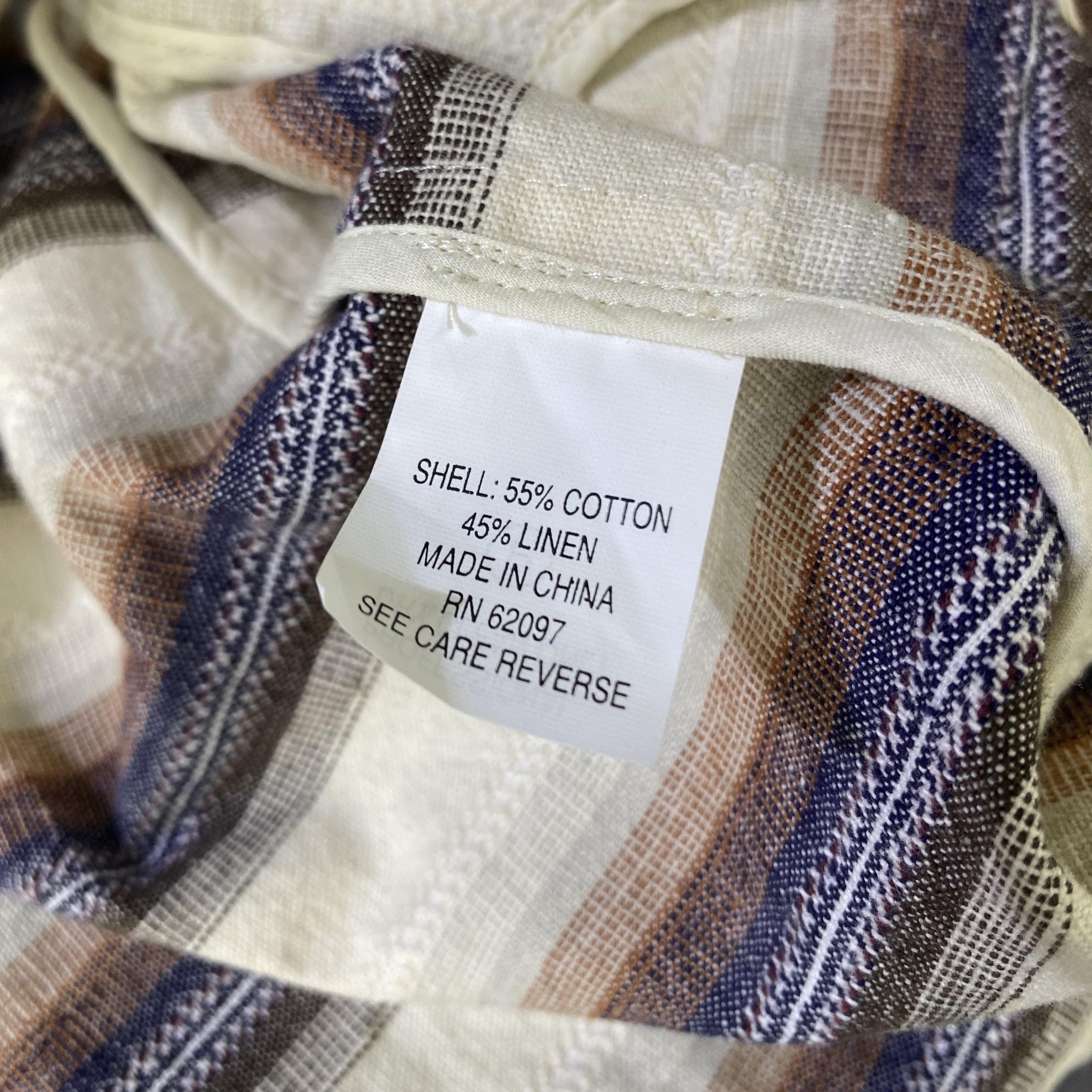 Vivienne Tam Nomad Buddha Striped Cotton Linen Jacket Coat Size S / US 4 / IT 40 - 10 Thumbnail