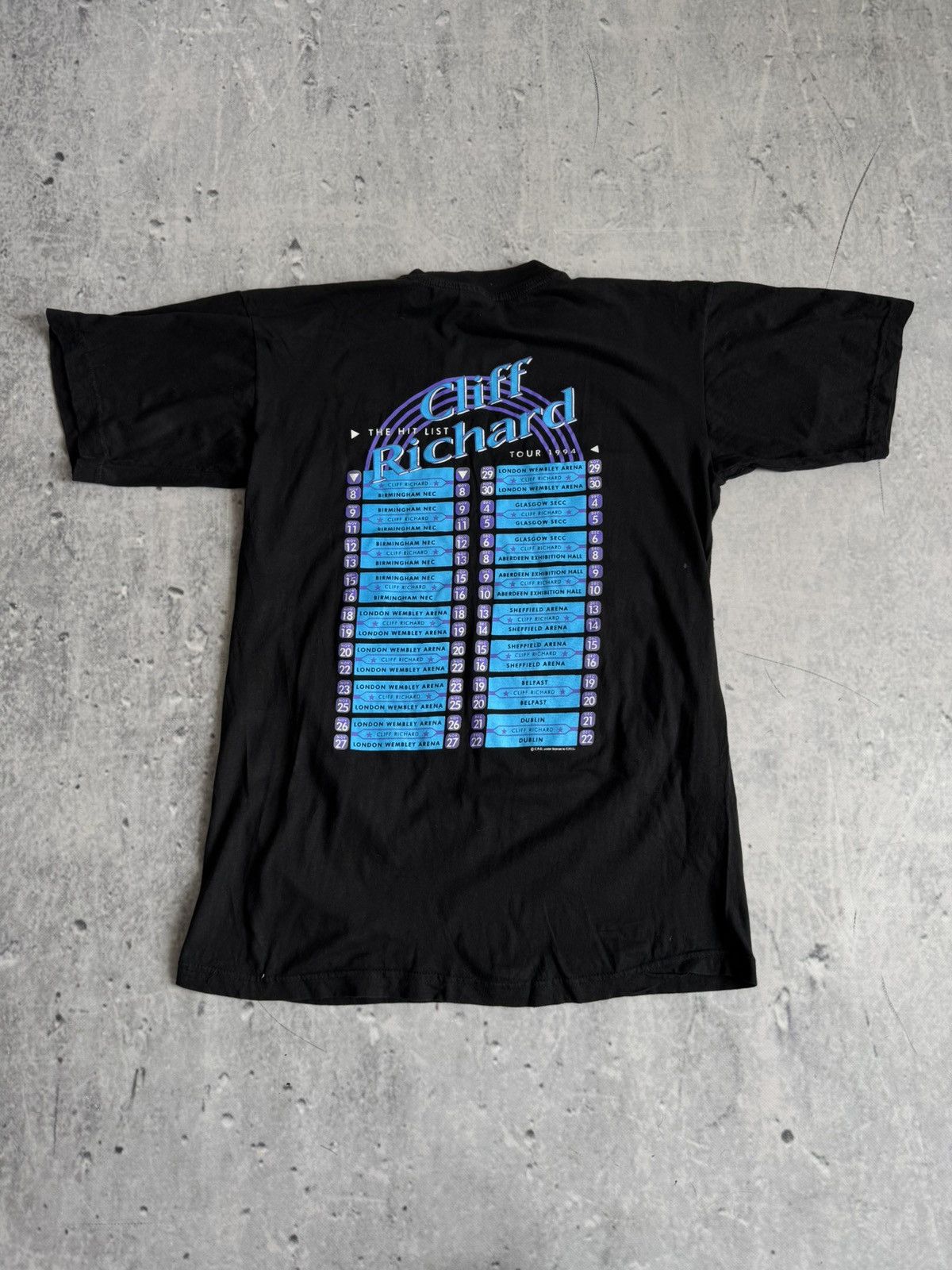 Vintage Vintage Chiff Richard tee 00s tour 1994 CRO Size US M / EU 48-50 / 2 - 2 Thumbnail