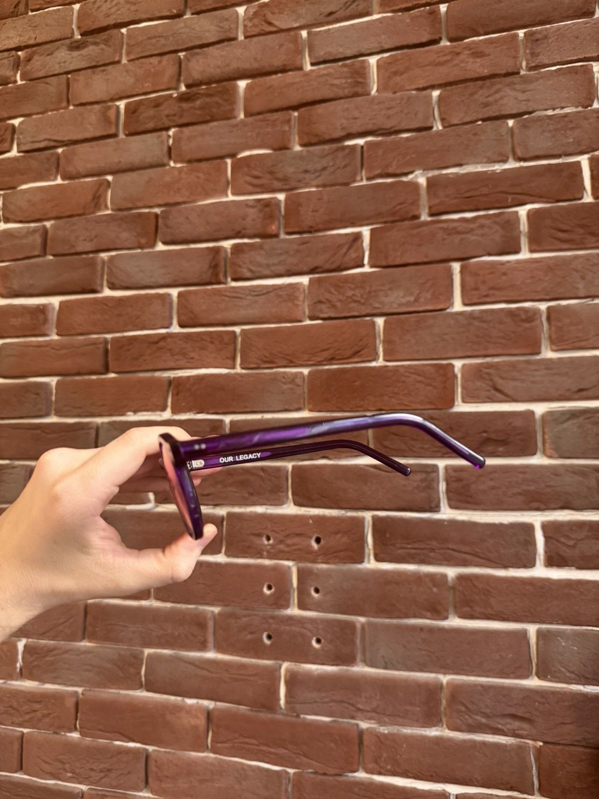 Our Legacy Our Legacy Bold Purple Sun Glasses Designer Streetwear Size ONE SIZE - 6 Thumbnail