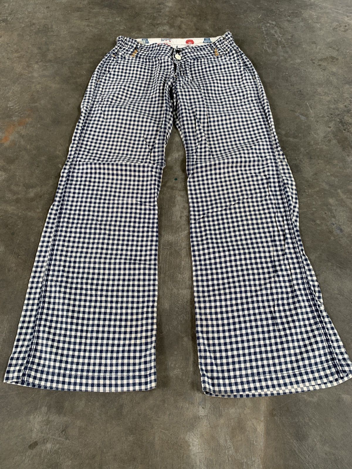 Japanese Brand Betty smith checkered unique pants Size 28" / US 6 / IT 42 - 1 Thumbnail
