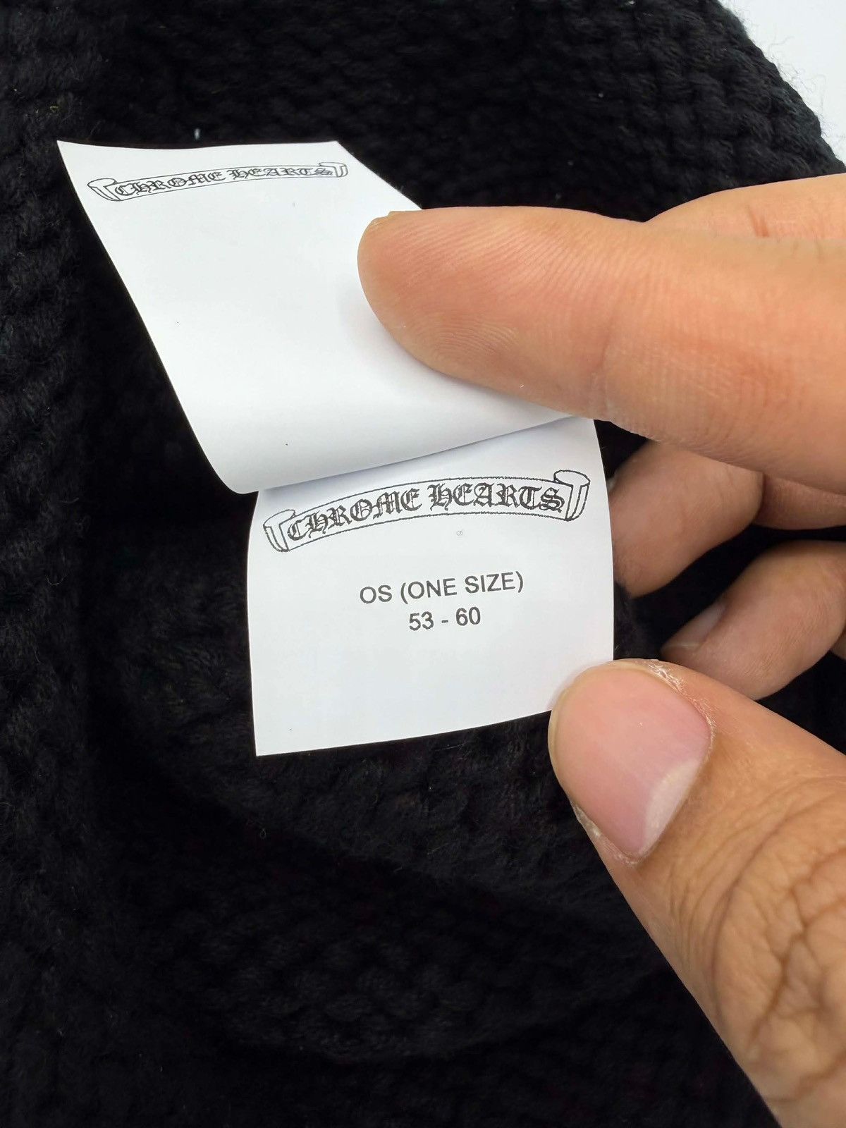 Chrome Hearts Chrome hearts Fleur Patch Cashmere Beanie Size ONE SIZE - 8 Thumbnail