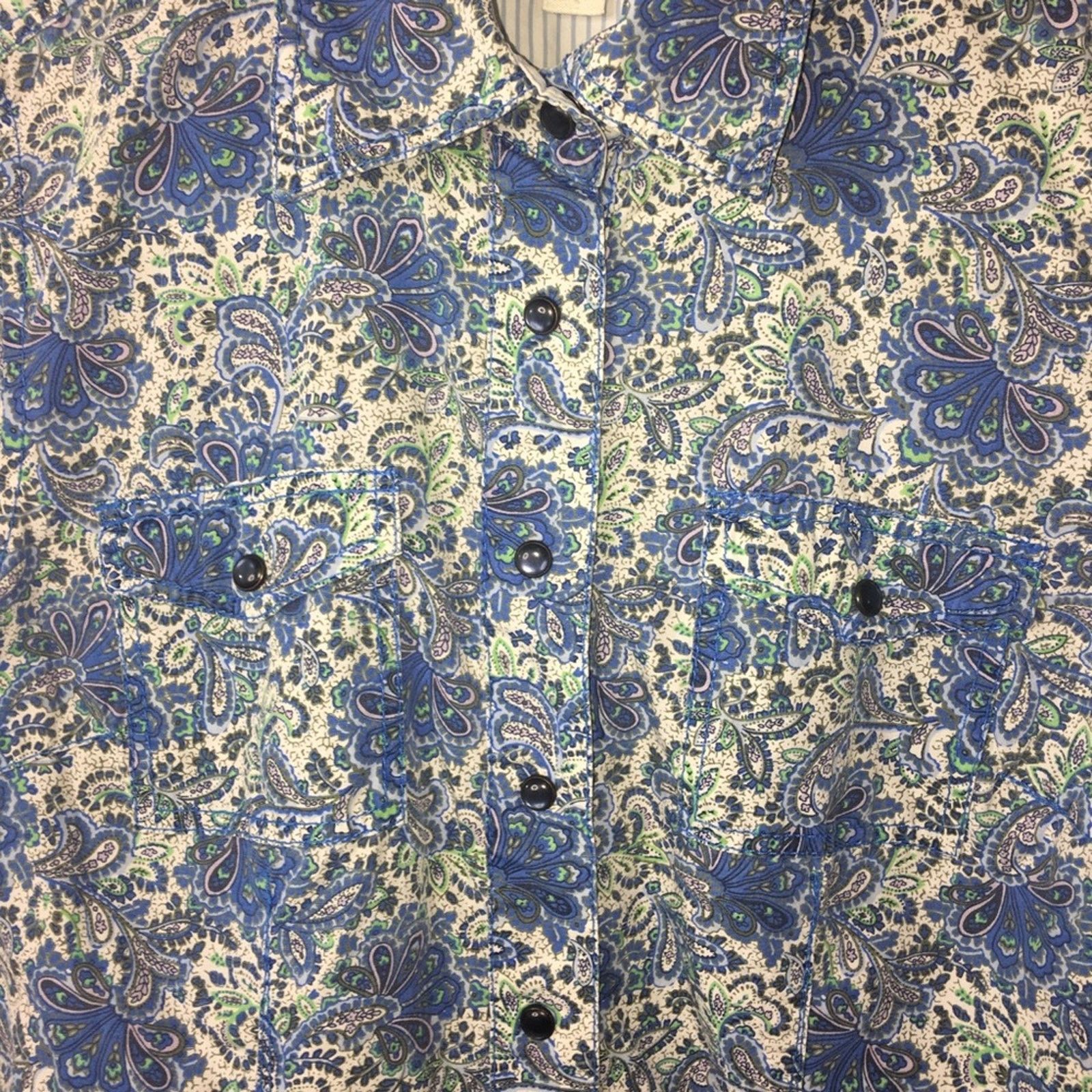 Tommy Hilfiger Tommy Hilfiger Women’s Petite Button Down Top Size 4P Size S / US 4 / IT 40 - 5 Thumbnail
