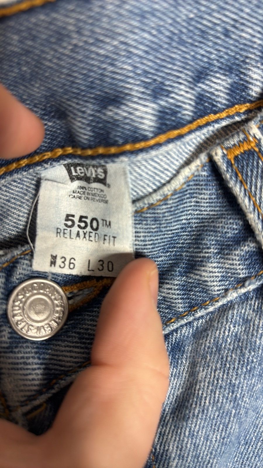Levi's × Vintage Vintage Levi’s 550 Jeans Size US 34 / EU 50 - 3 Thumbnail