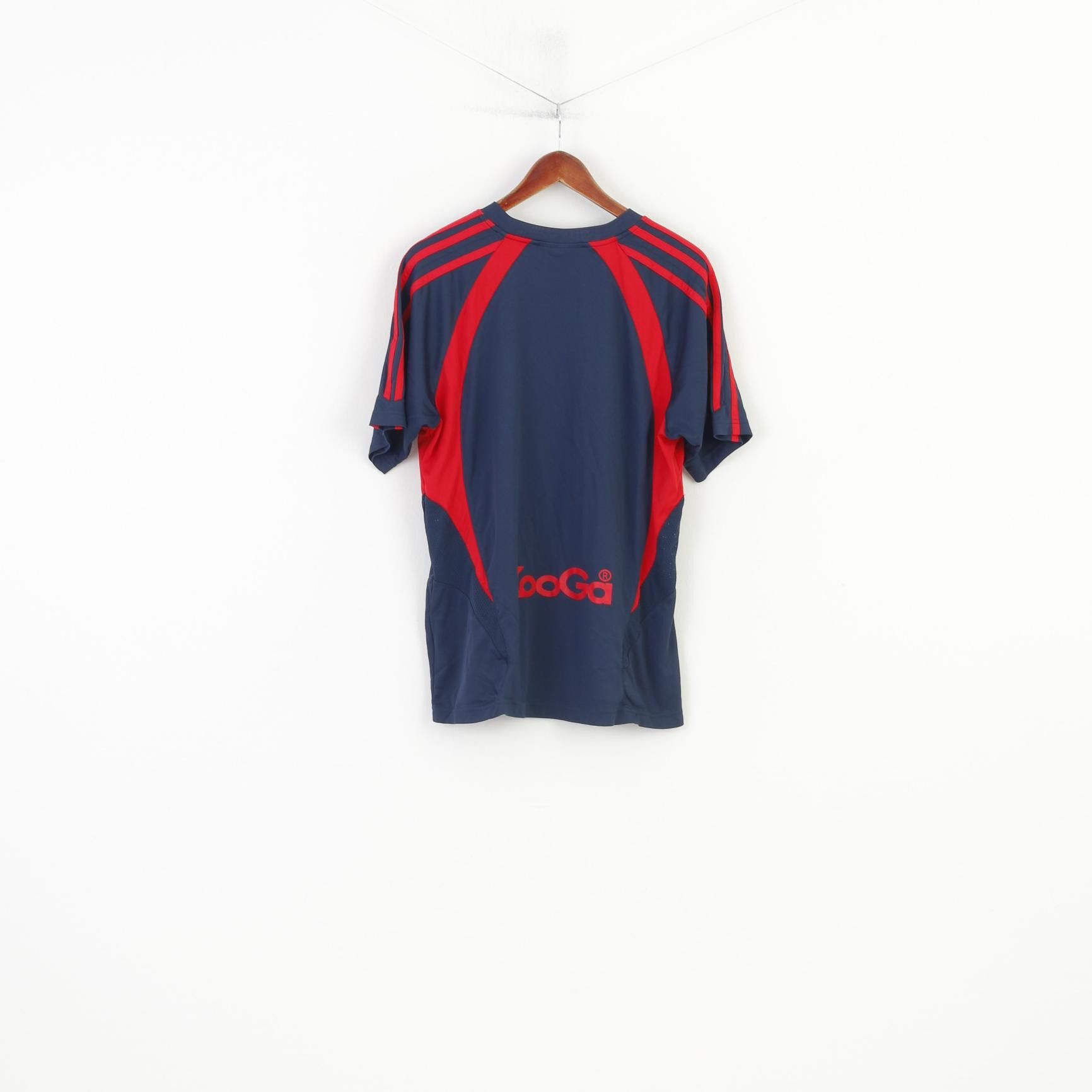 Vintage Kooga Men L Shirt Training Sportswear Short Sleeve Navy 4408 Size US L / EU 52-54 / 3 - 7 Thumbnail