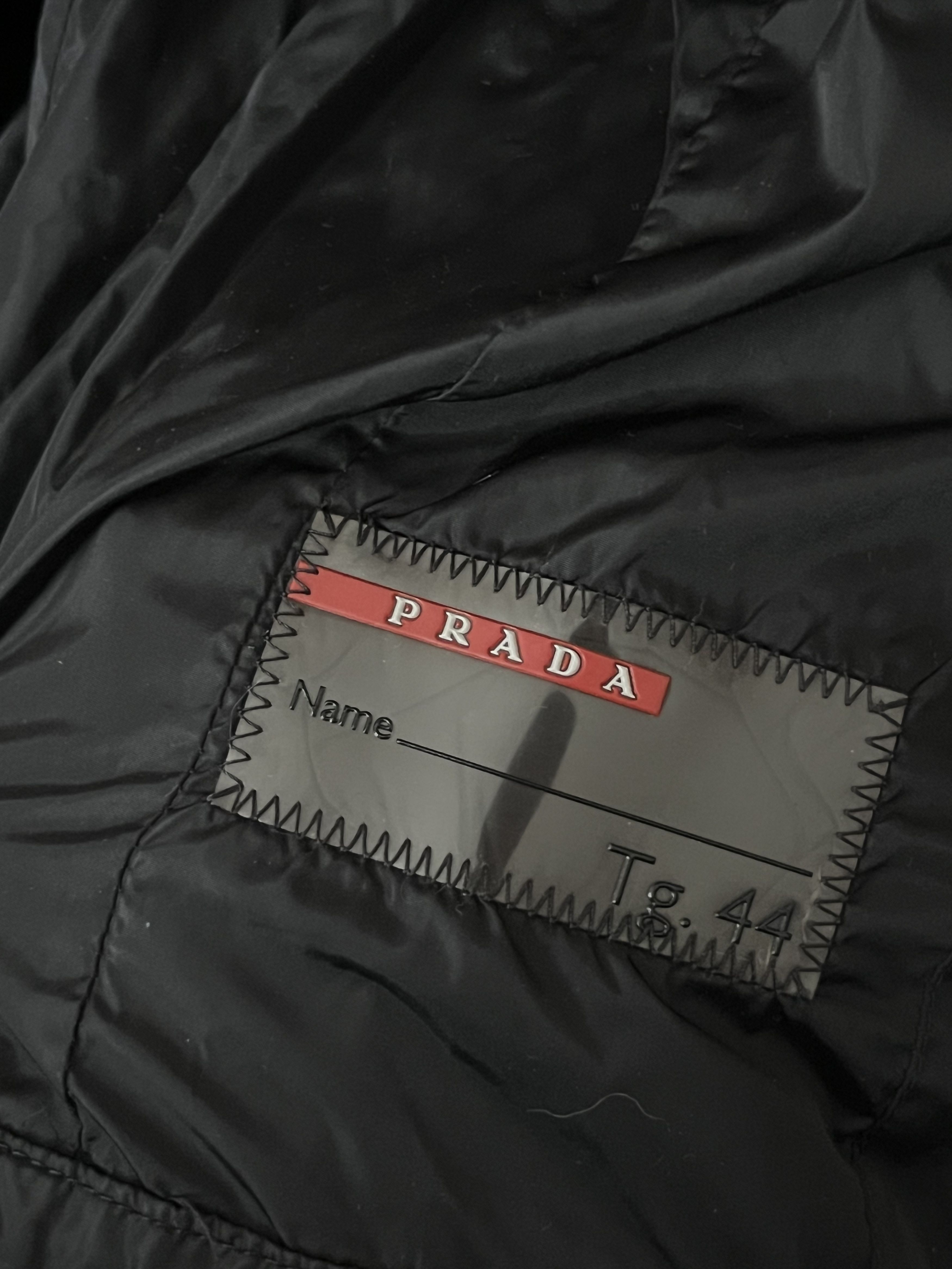 Prada Prada Brown Down Hooded Nylon Jacket Long Black Tab Leather Size M / US 6-8 / IT 42-44 - 14 Thumbnail