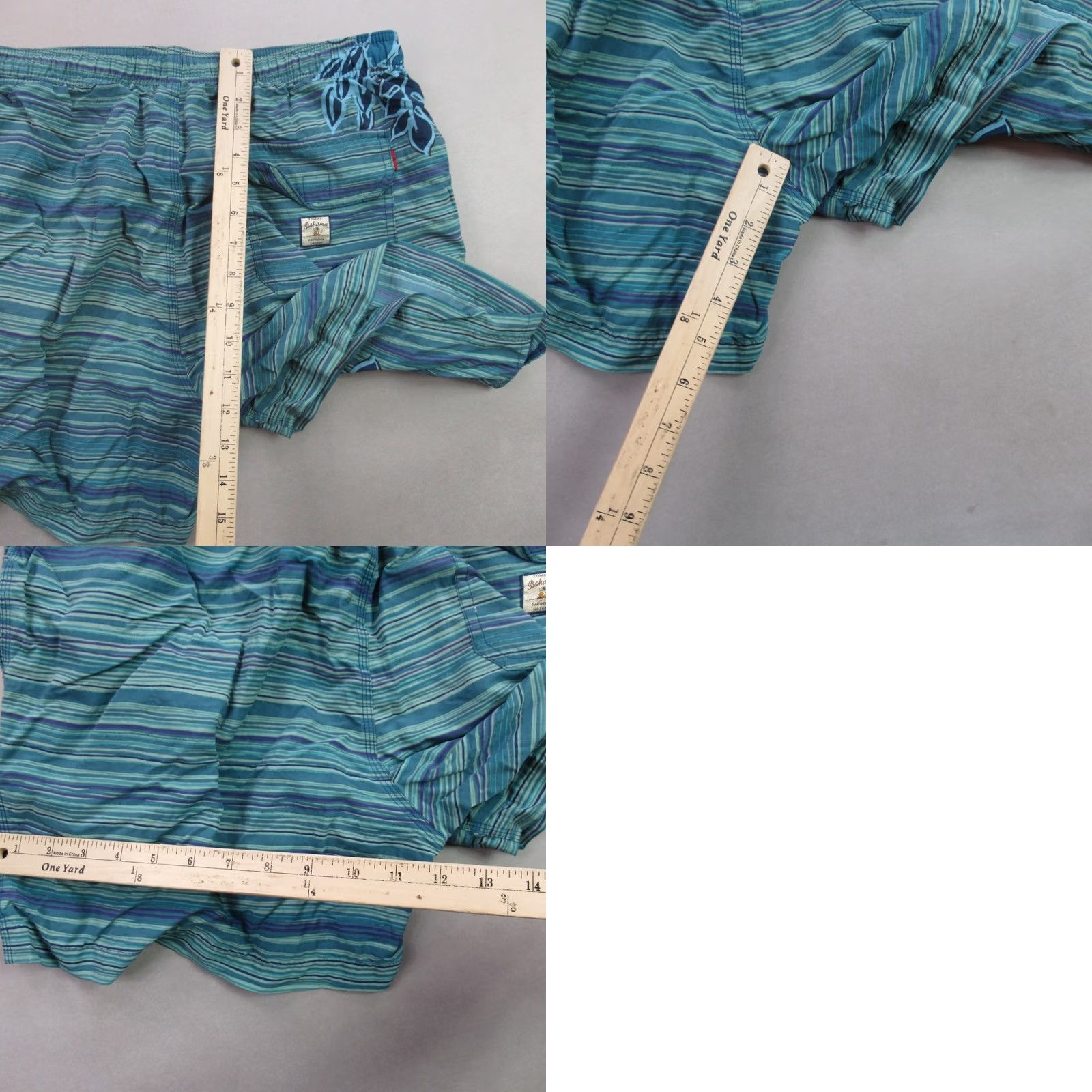 Tommy Bahama Tommy Bahama Shorts Mens Board Shorts Floral Swim Blue Nylon Knit Pockets Lightweight Beach Coordination: Mens, Medium, Blue, Floral, Board Shorts Size US 31 - 8 Thumbnail