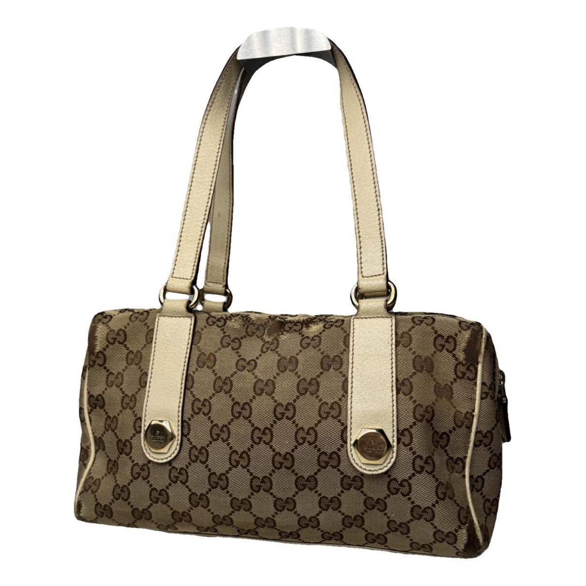 Gucci Jackie Vintage Beige Cotton Handbag Size ONE SIZE - 1 Thumbnail