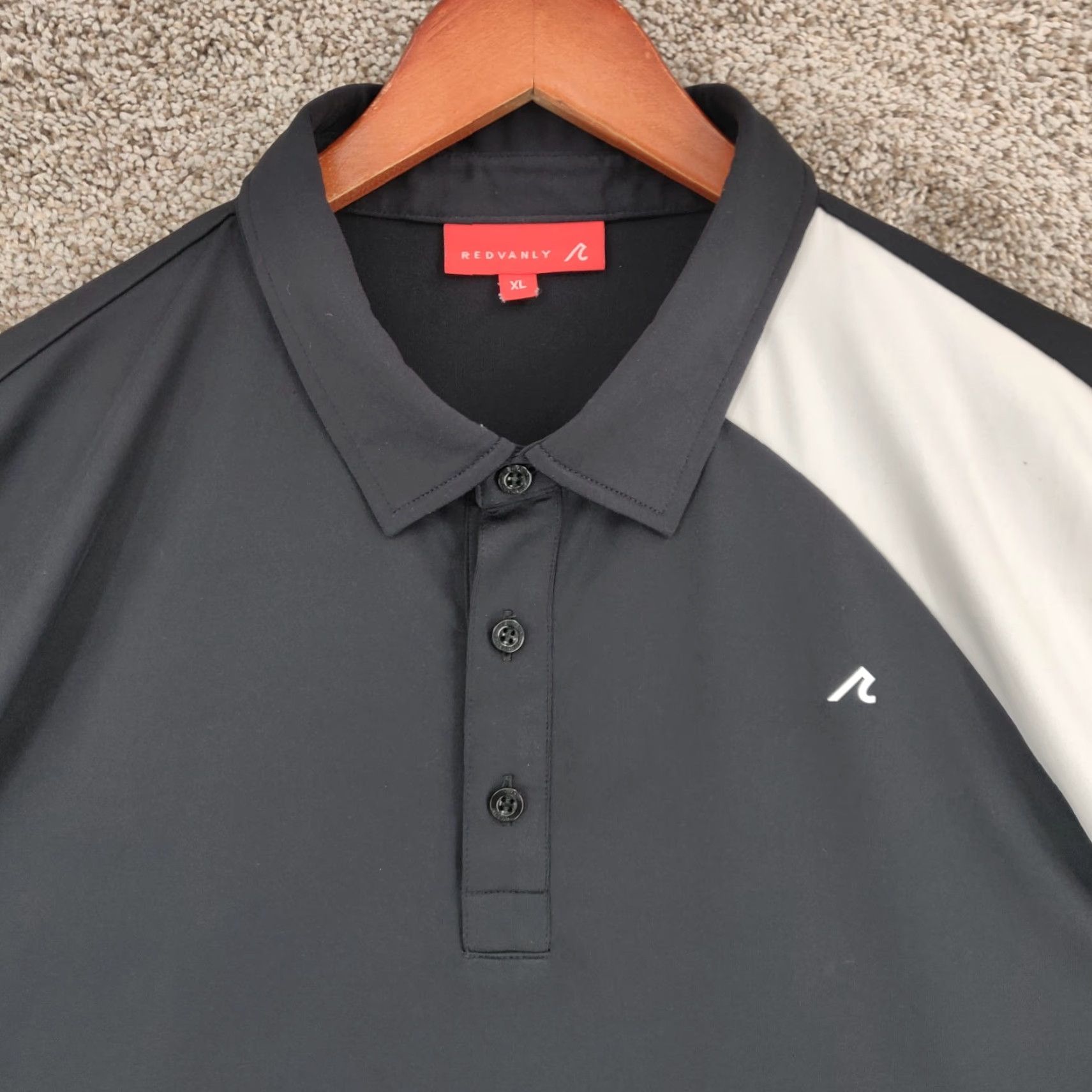 Vintage Redvanly Polo Shirt Mens XL Black White Short Sleeve Golf Polo Shirt Size US XL / EU 56 / 4 - 2 Thumbnail