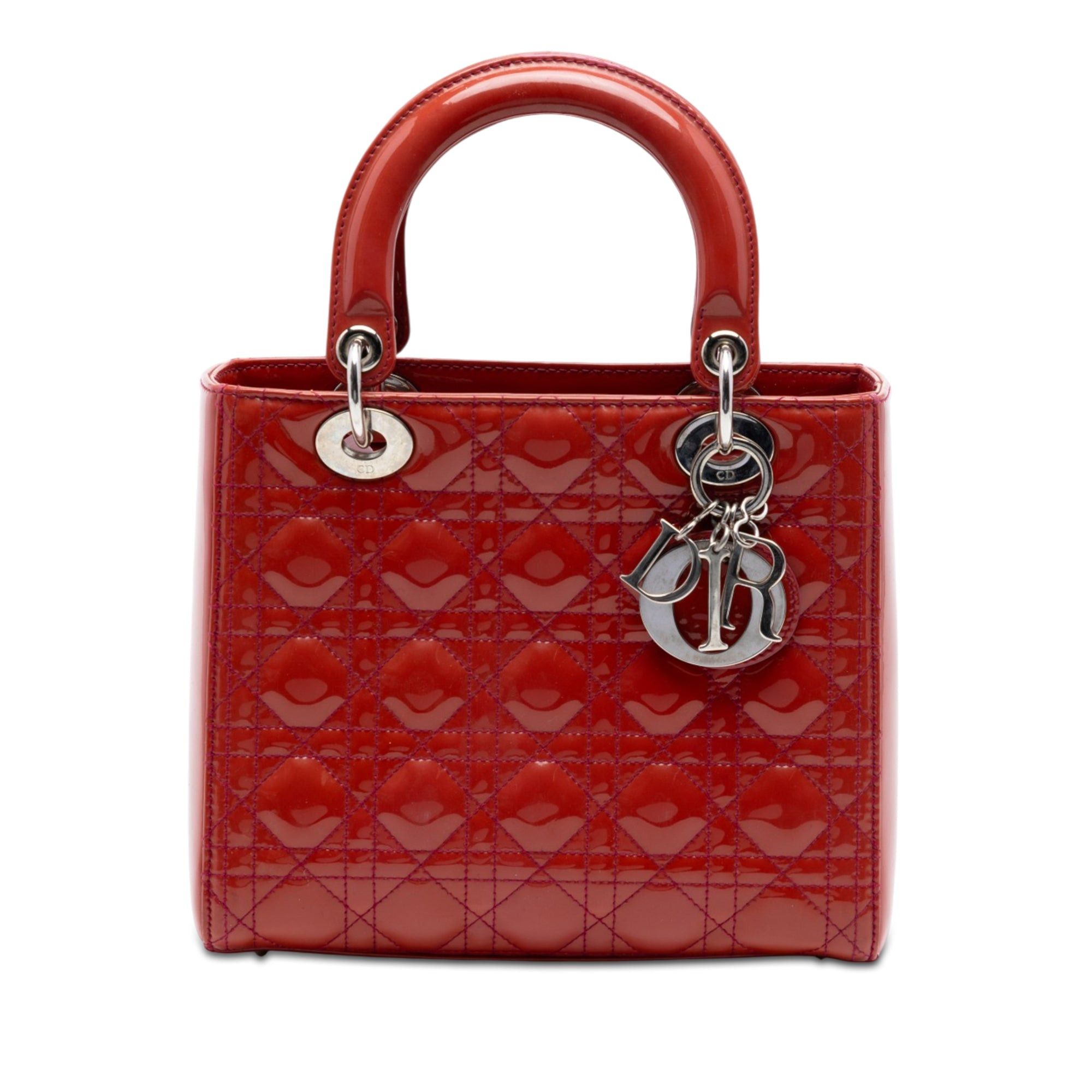Dior Medium Patent Cannage Lady Dior Size ONE SIZE - 1 Thumbnail