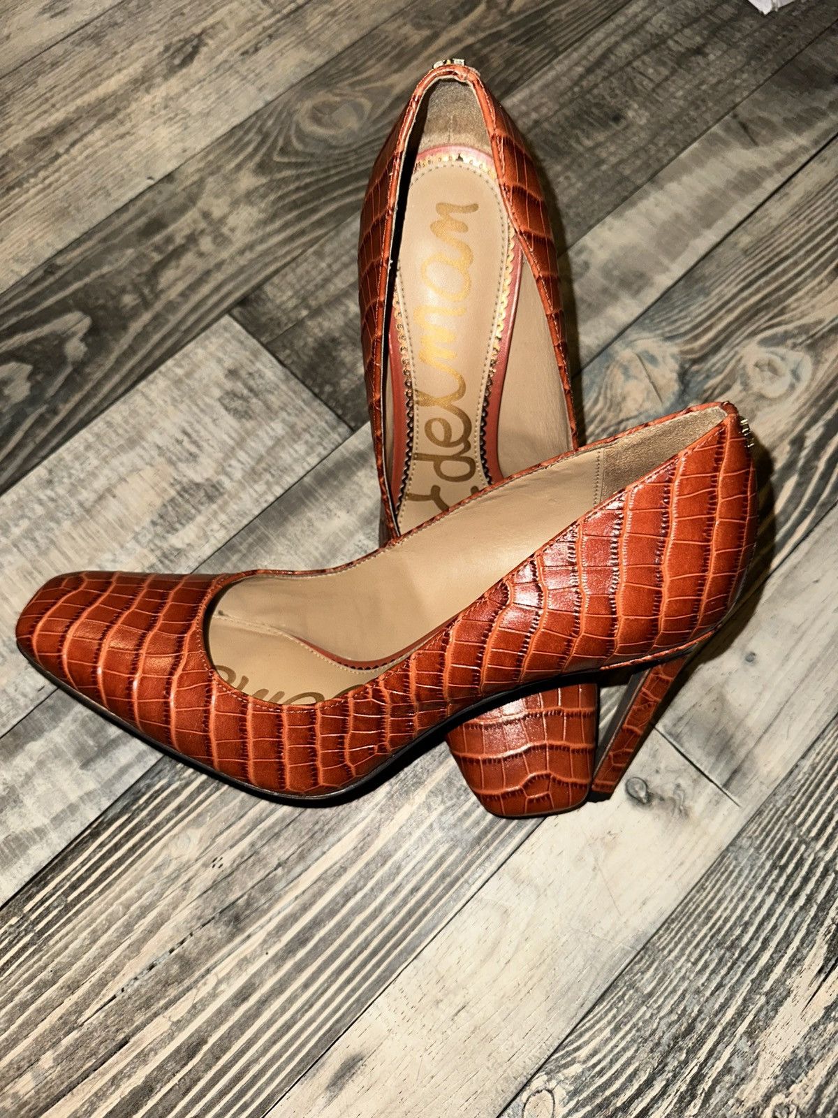 Sam Edelman SAM EDELMAN Beth Pump - Cinnamon Spice size 8 Size US 8 / IT 38 - 6 Thumbnail